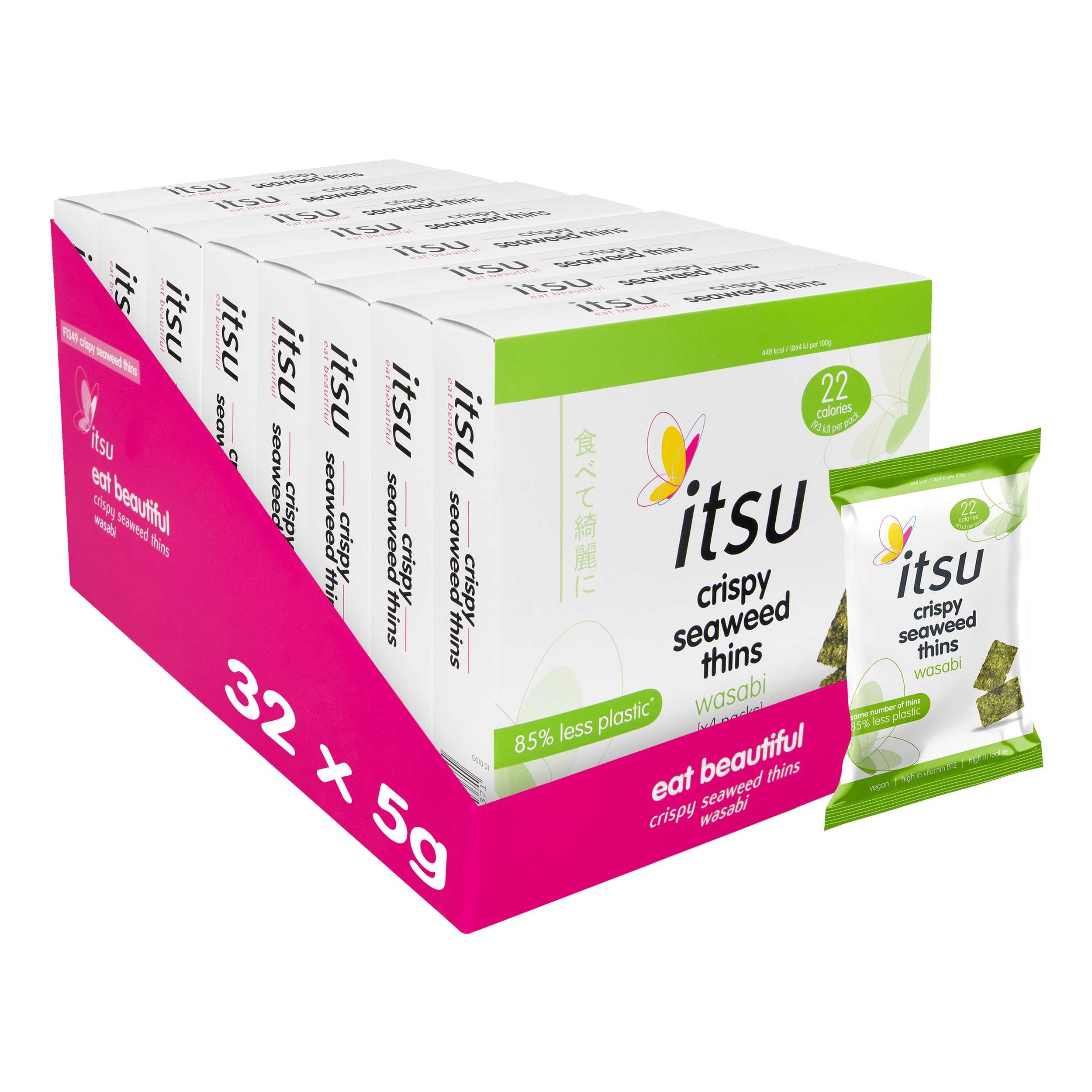 itsu - Wasabi Seaweed Thins 32-Pack 5