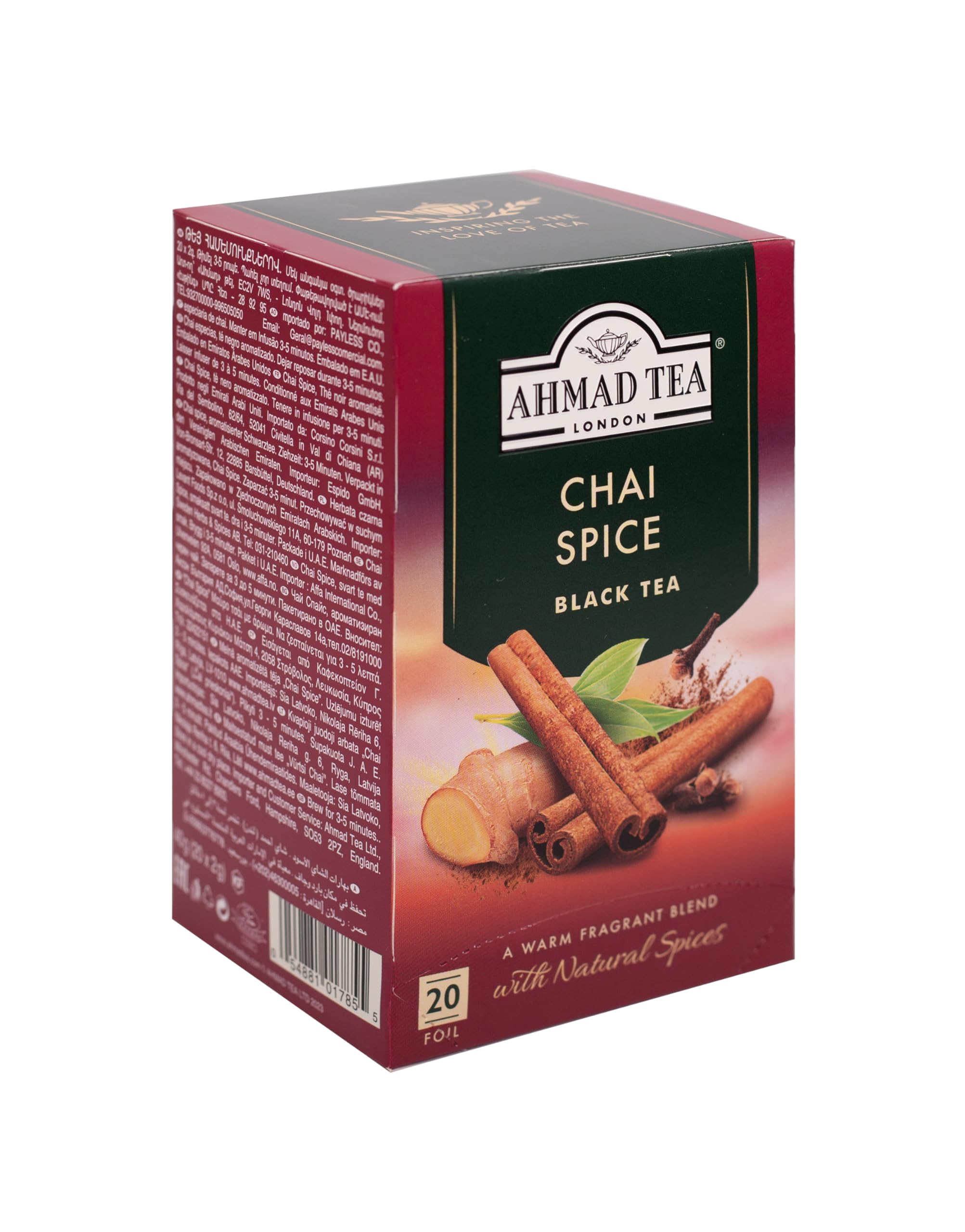 Ahmad Tea - Chai Spice Schwarztee 20 Teebeutel 3