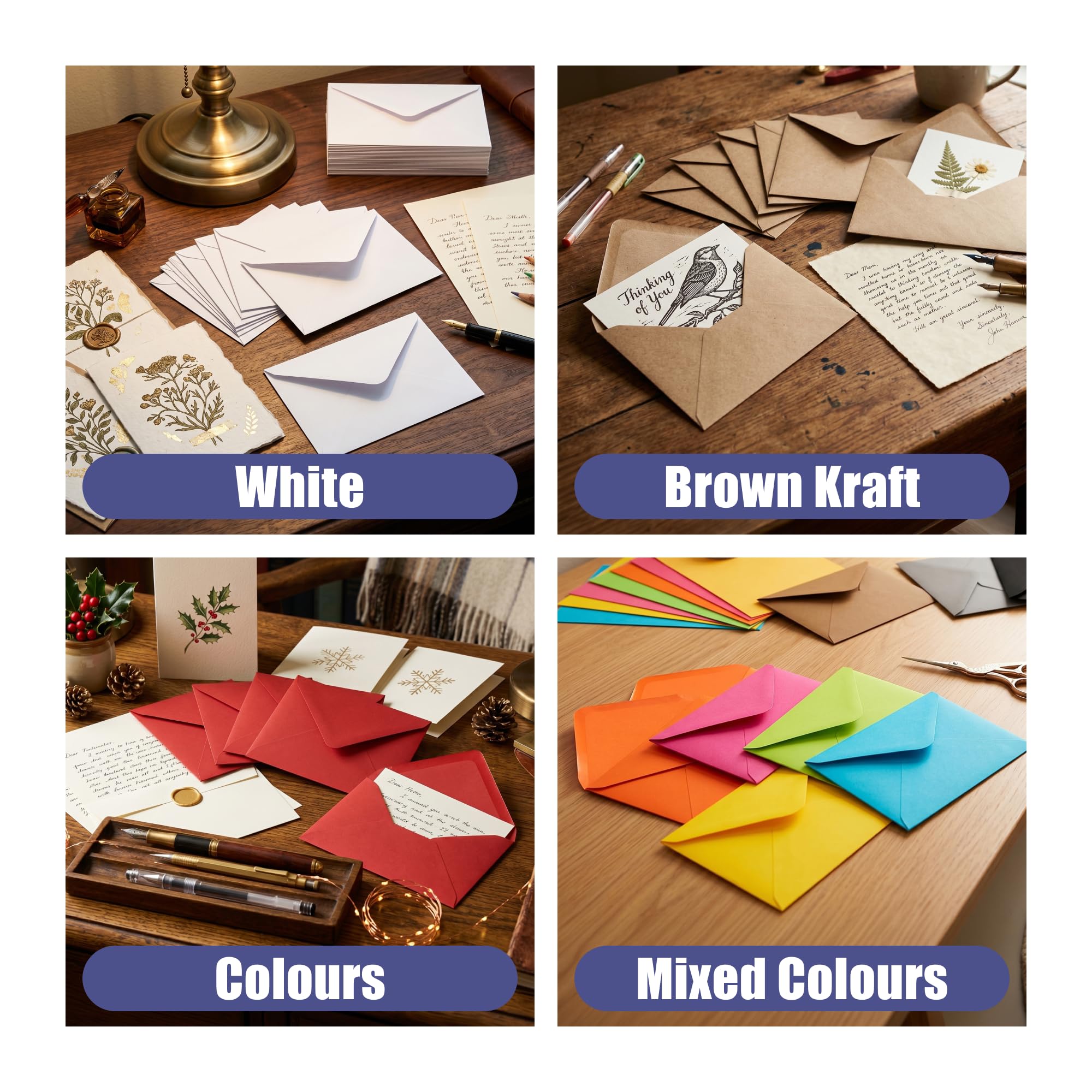 Craft UK Limited 2335 - 150 C5 Bright White Envelopes for Cards & Invitations | 100 gsm Papier 7