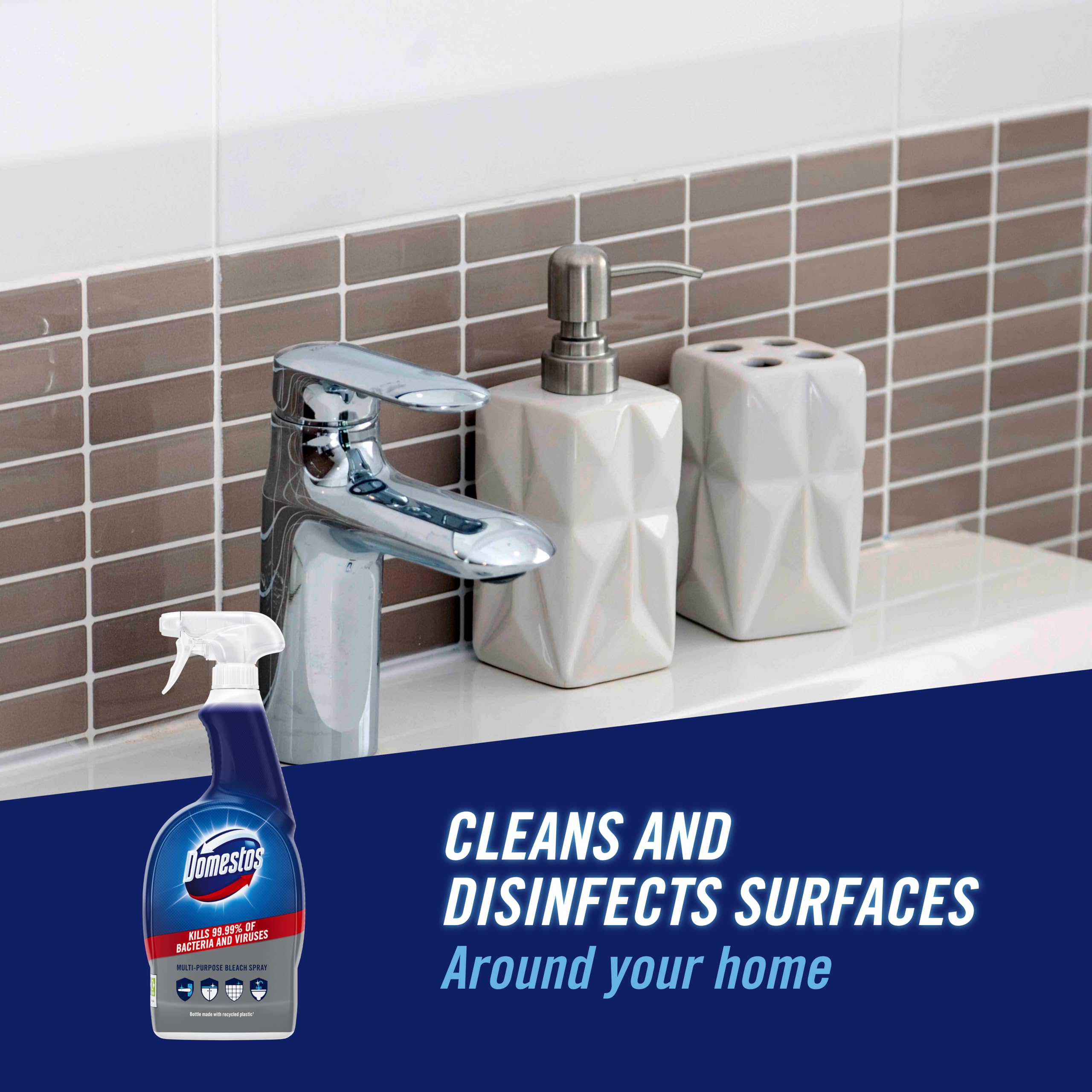 Domestos - Bleach Multi-Purpose Cleaner Spray 700 ml 6