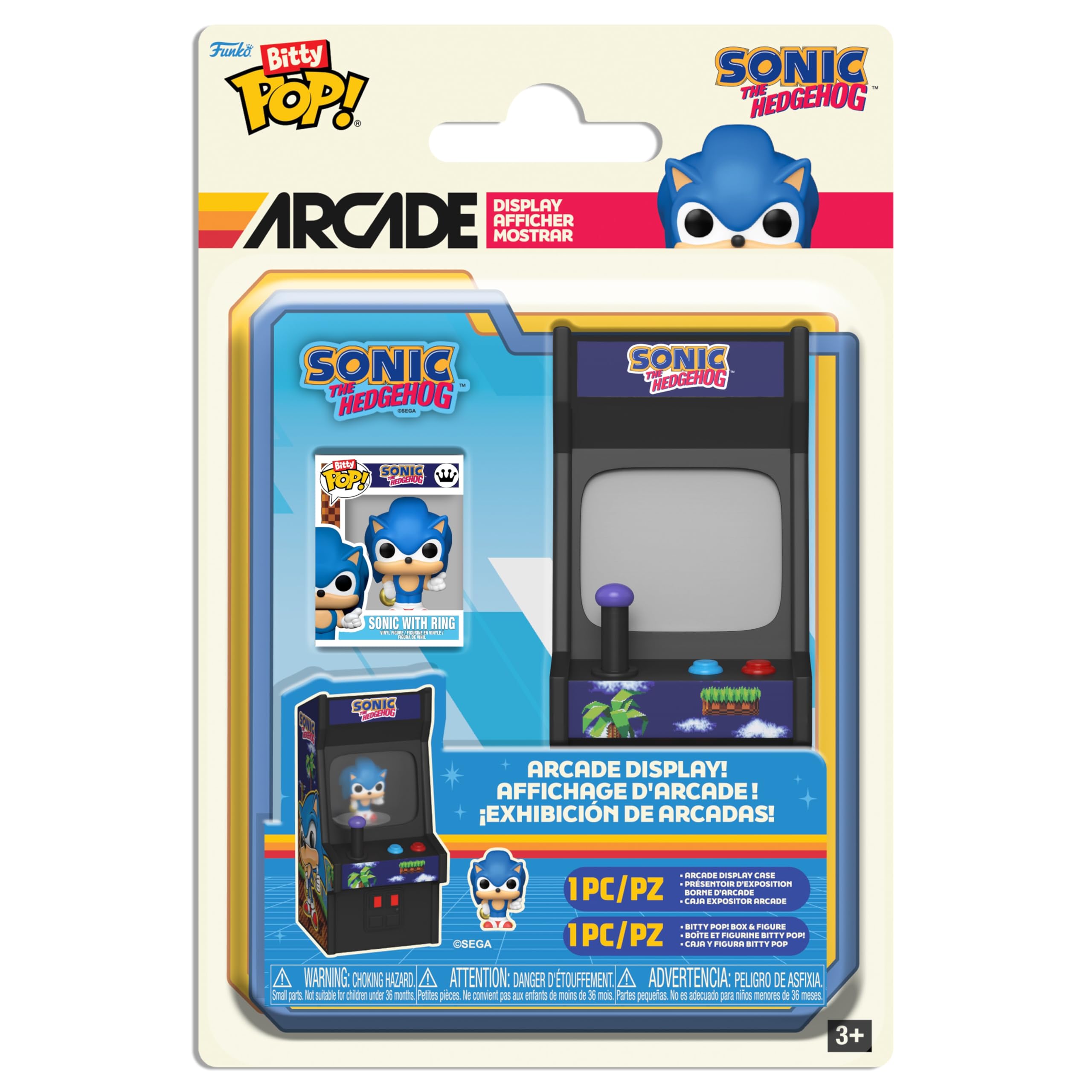 Funko Bitty POP! Arcade - Sonic The Hedgehog Vinyl Figure | 3.75 in | Multicolor