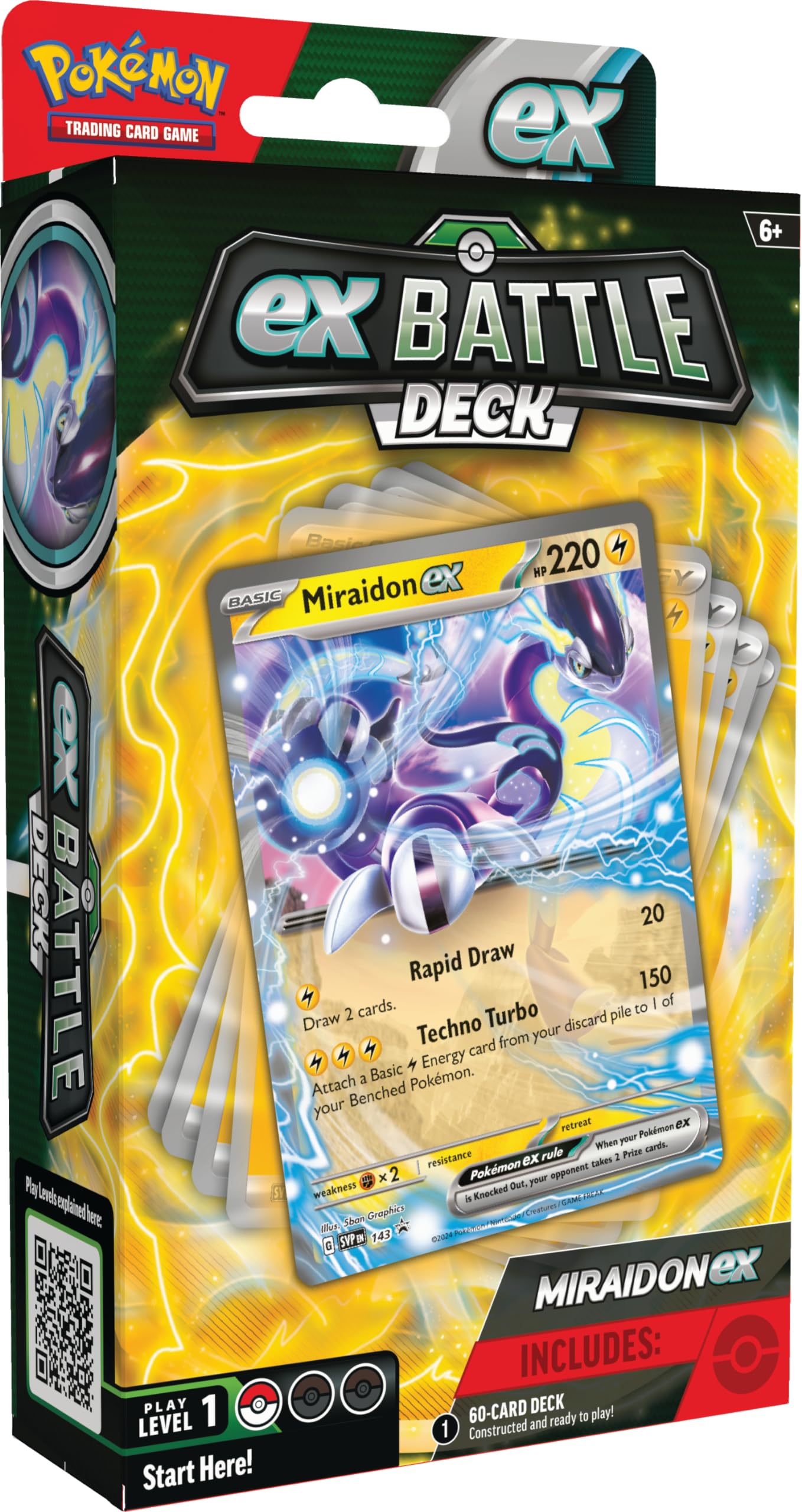 Pokémon TCG: Miraidon ex Battle Deck (60-Card Ready-to-Play Deck) 1