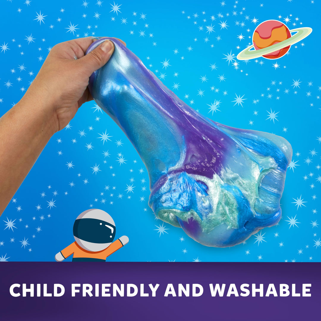 Elmer's Cosmic Shimmer Slime Kit - Metallic Blue & Purple Glue with Magical Liquid Activator