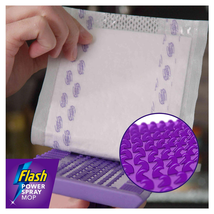 Flash Powermop Floor Cleaner Starter Kit - Spray Mop with Washable Microfiber Pad