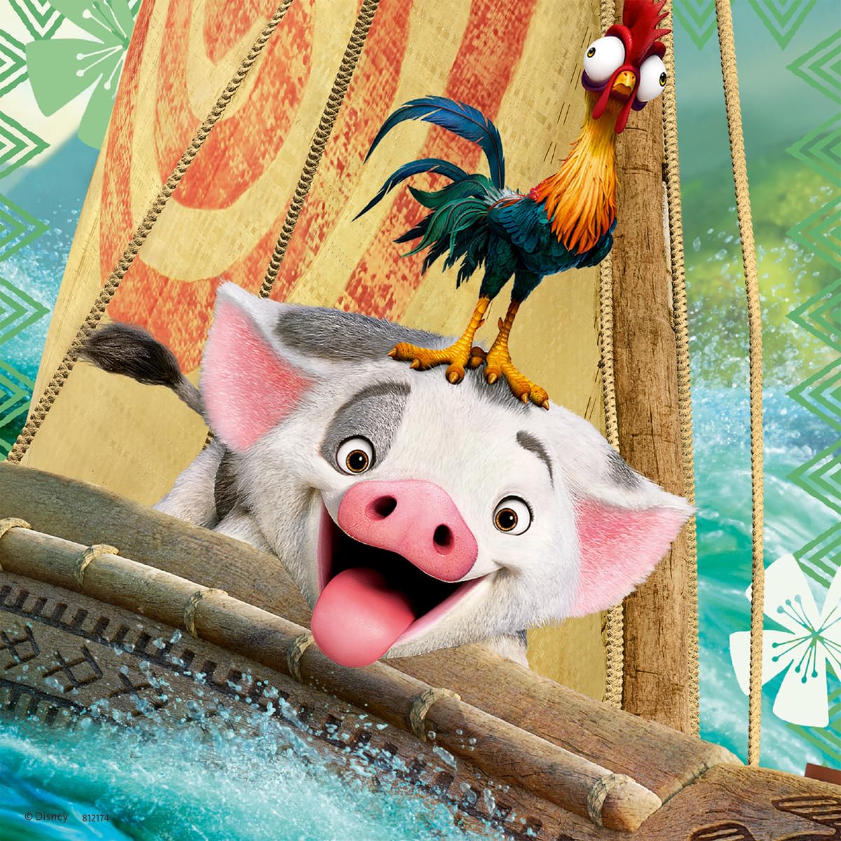 Ravensburger Disney Moana 3 x 49 Piece Jigsaw Puzzles - 17.8cm x 17.8cm 3