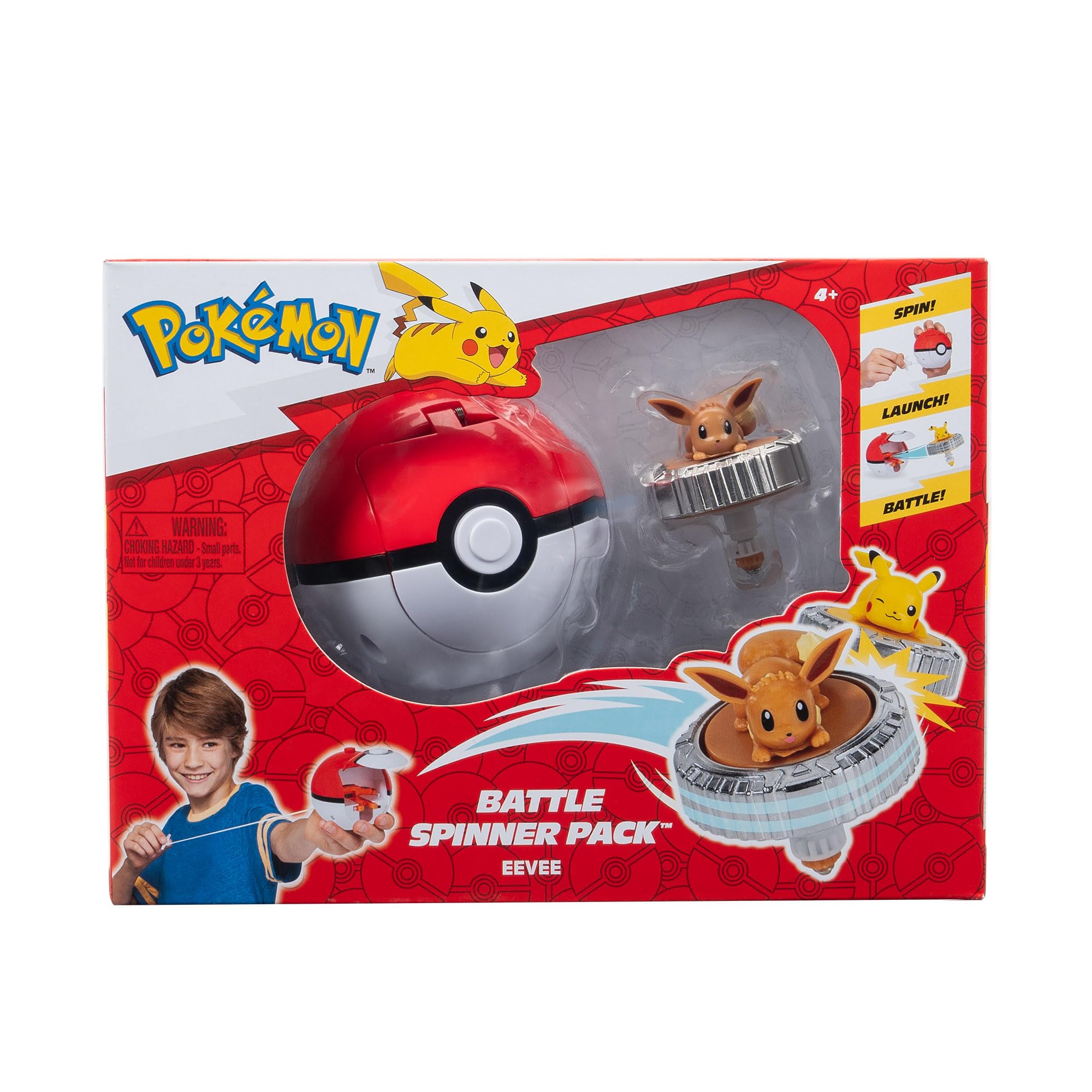 Pokémon PKW Battle Spinner Pack (Eevee & Poké Ball) 8