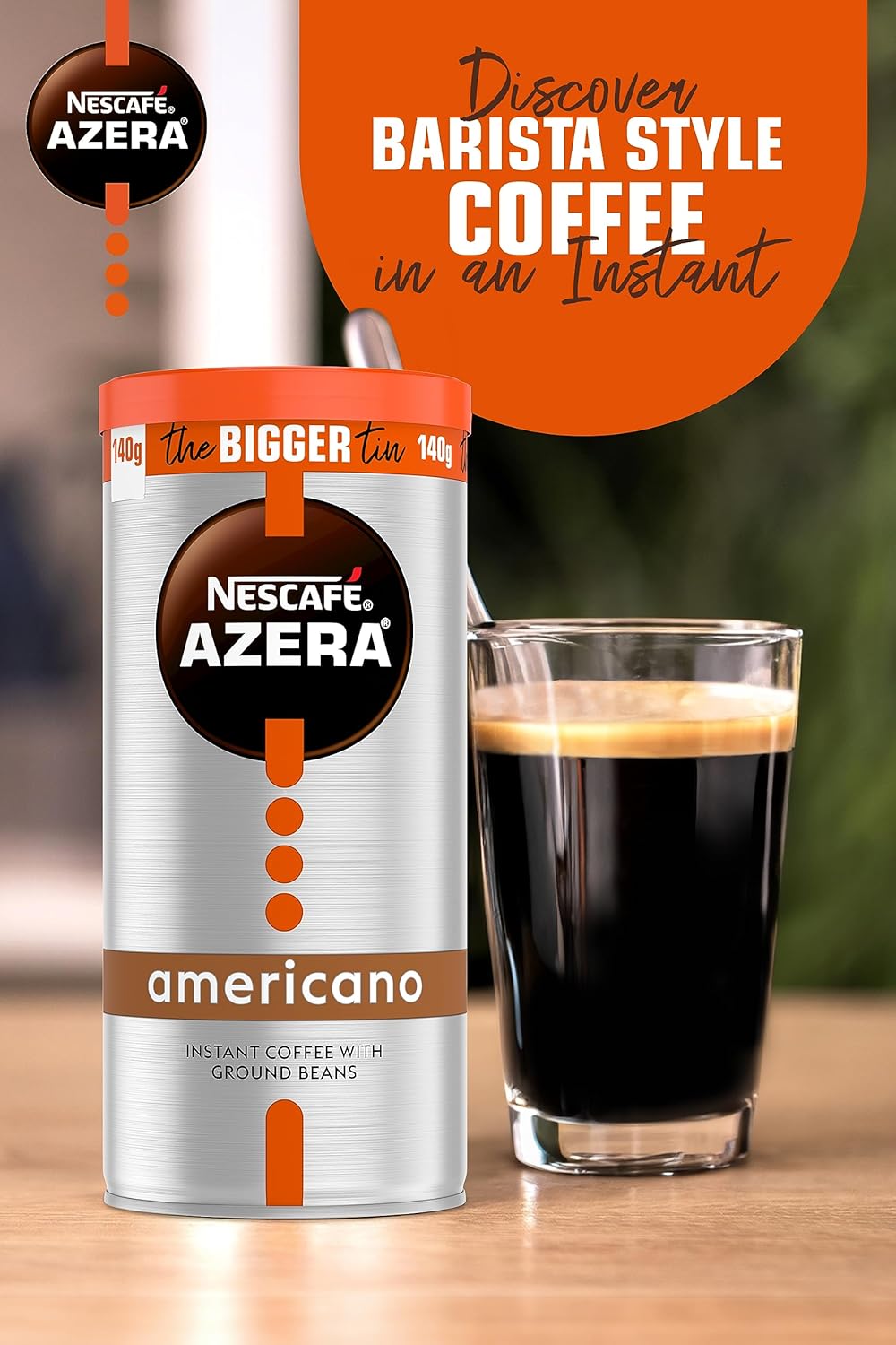 NESCAFÉ Azera Americano Instant Coffee 140g (Pack of 6)