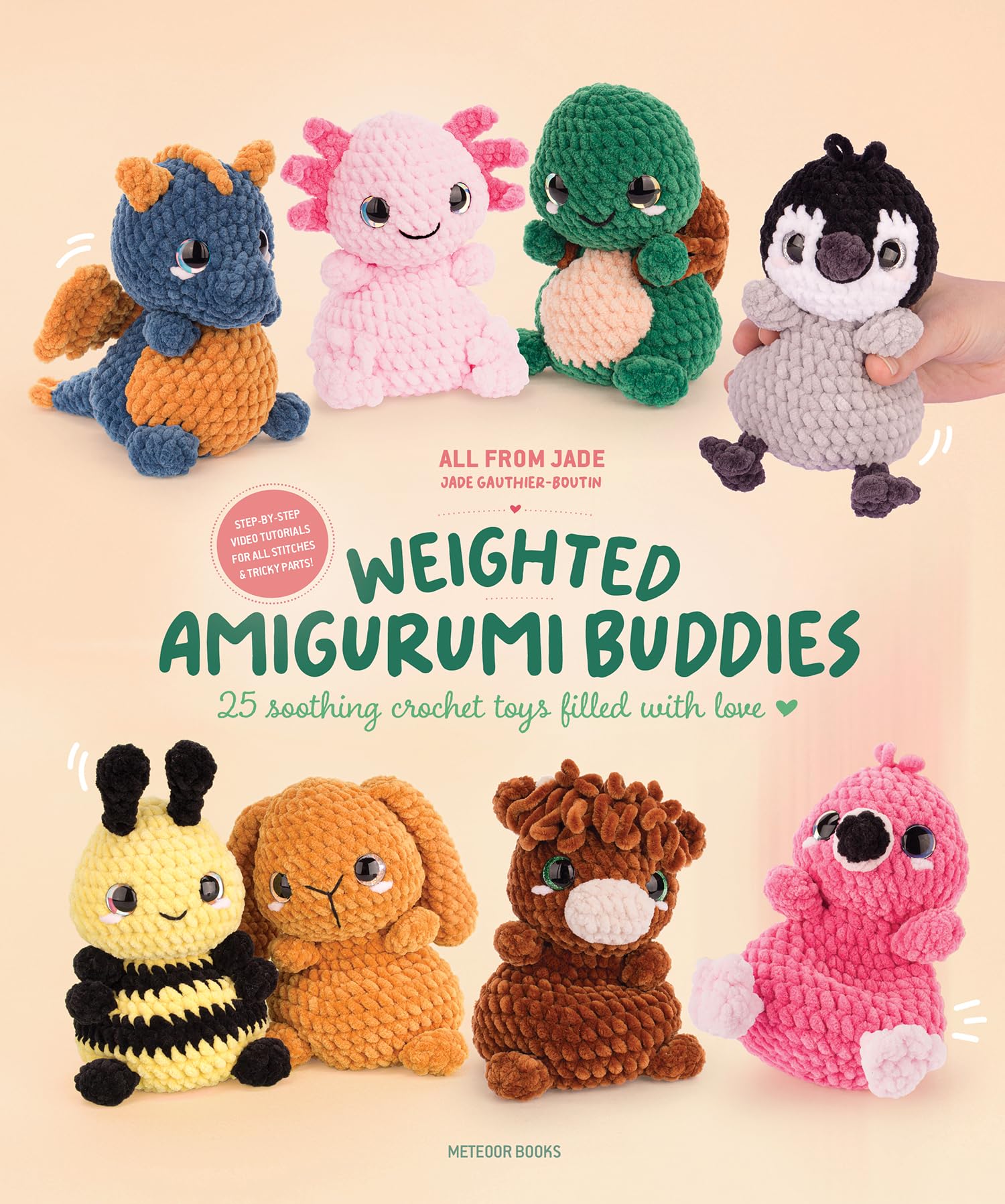 Meteoor Books Weighted Amigurumi Friends: 25 Soothing Crochet Toys Book | Paperback | English