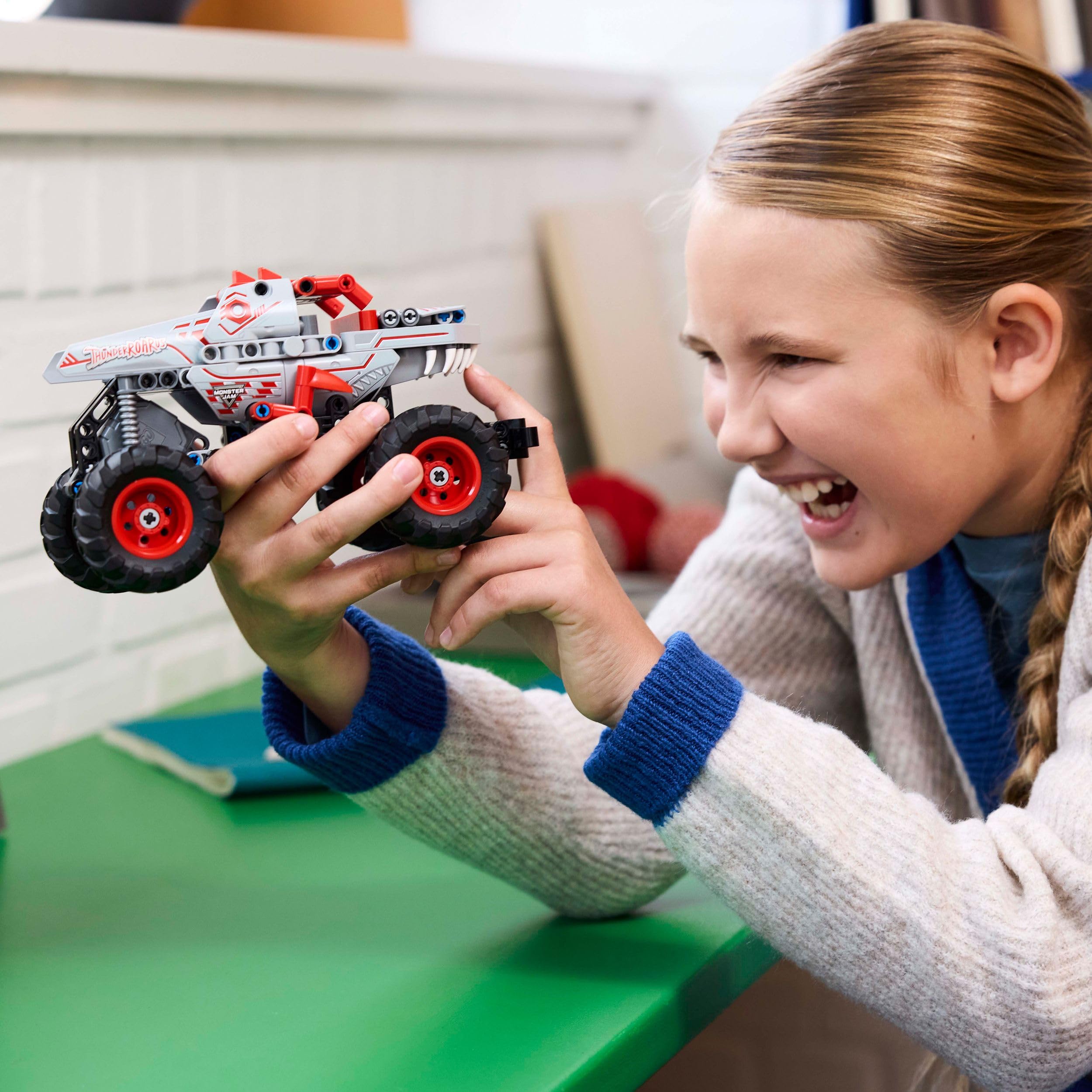 LEGO Technic Monster Jam ThunderROARus Pull-Back Truck Toy - Vehicle Building Set for Kids 7+ 4