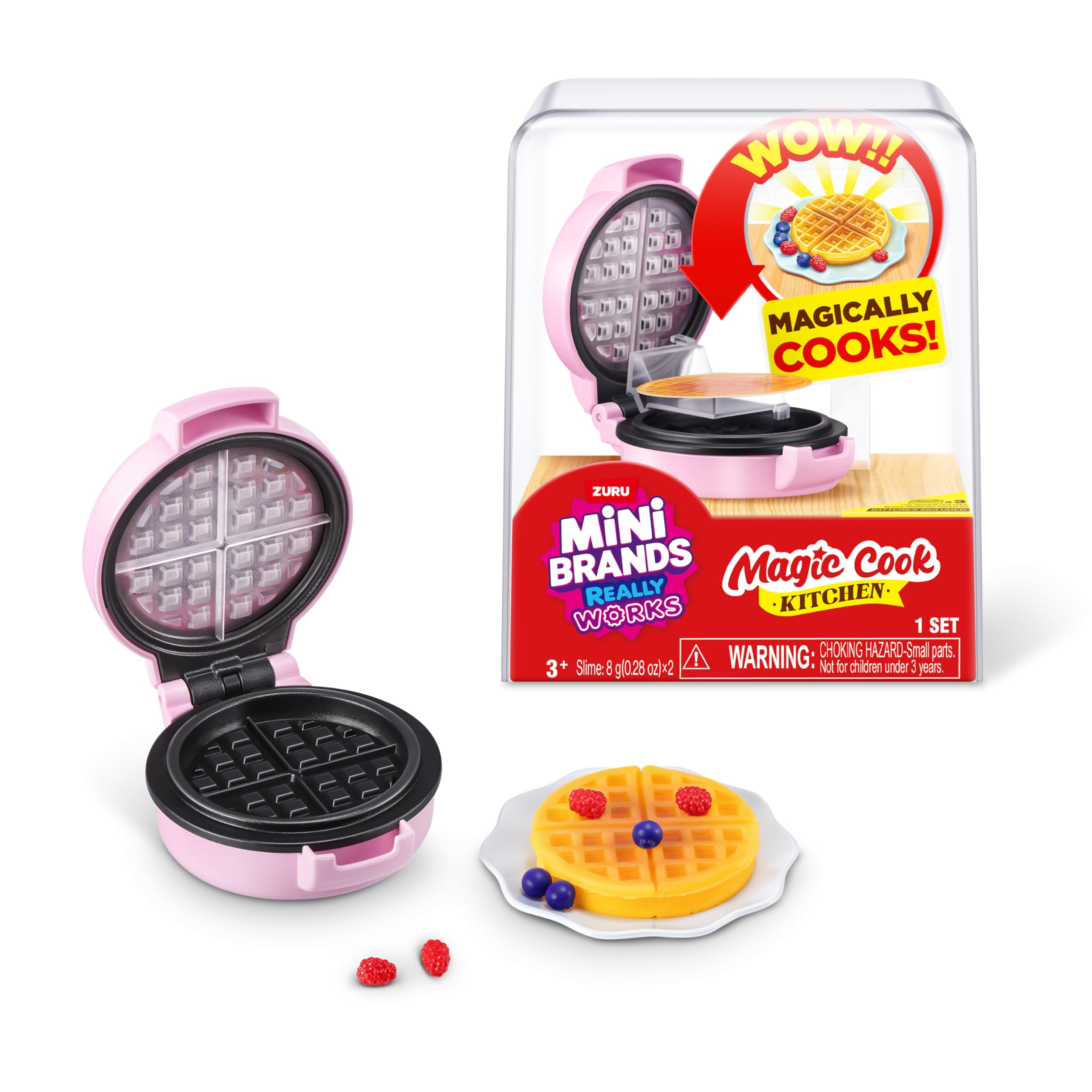 Mini Brands Really Works Magic Cook Kitchen Capsule Series 1 - Waffle Maker Miniature | Ages 3+ 1