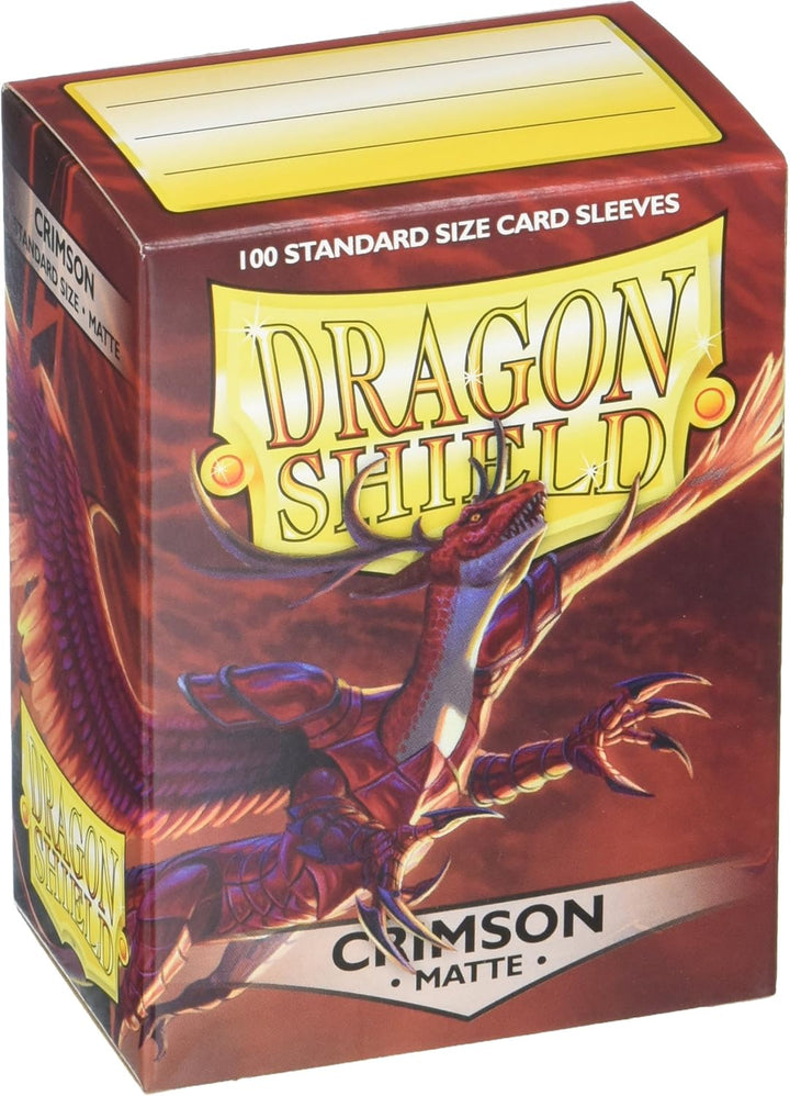 Dragon Shield Arcane Tinmen Matte Crimson 100 Protective Sleeves (ART11021)