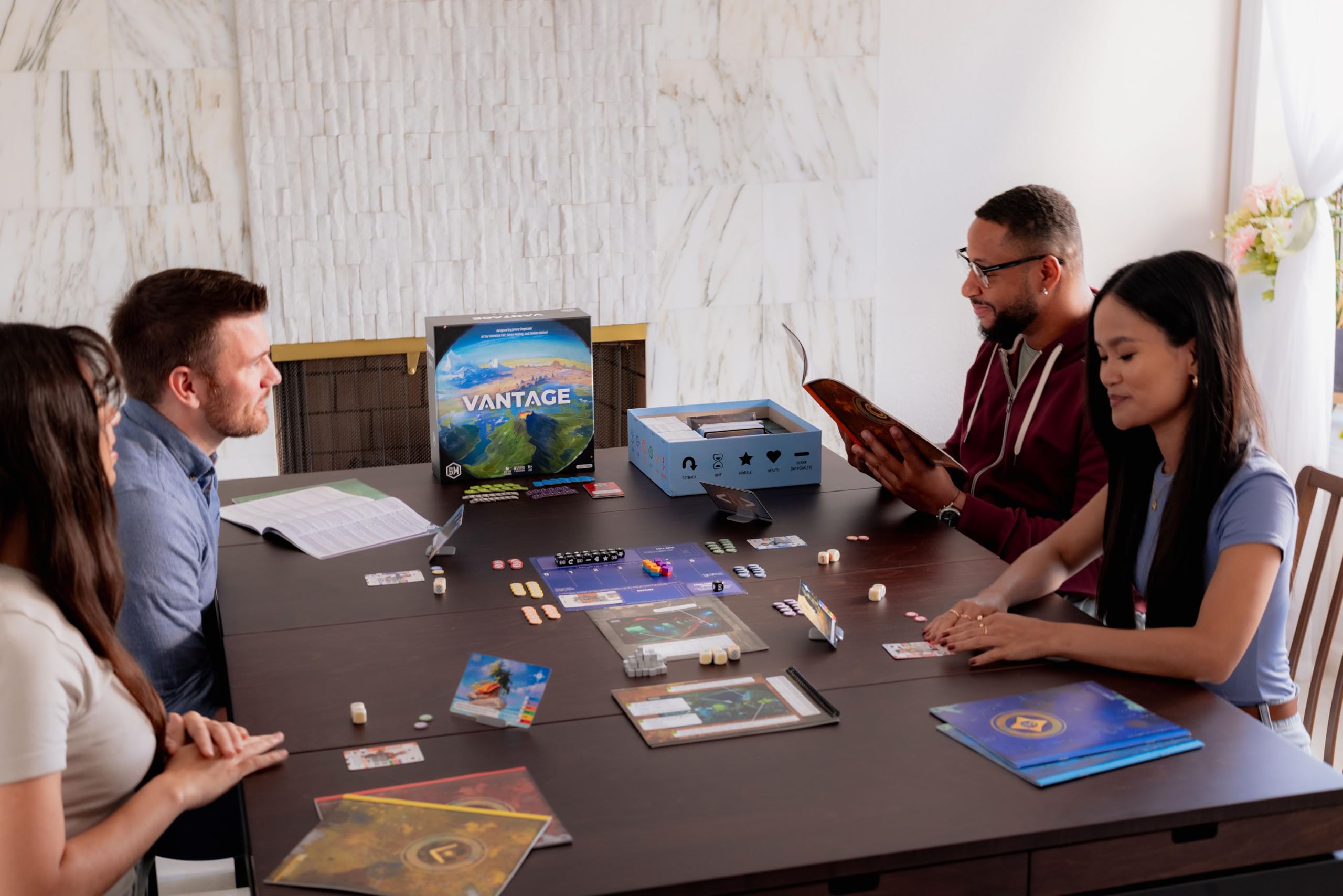 Stonemaier Games Vantage Cooperative Open World Board Game for Ages 14+ 7