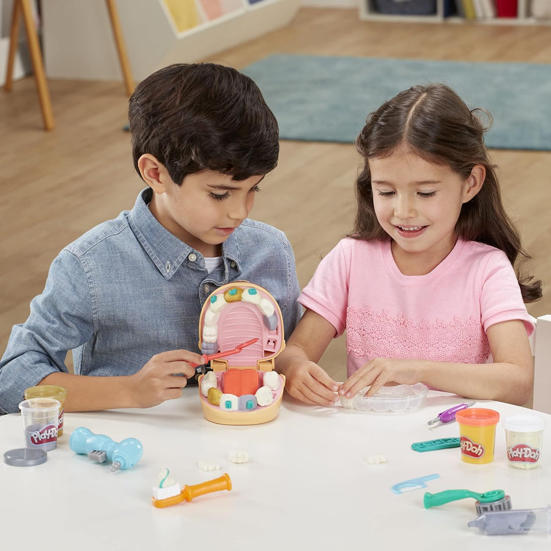 Play-Doh Drill 'n Fill Dentist - Pretend Play Dental Set for Kids 3+