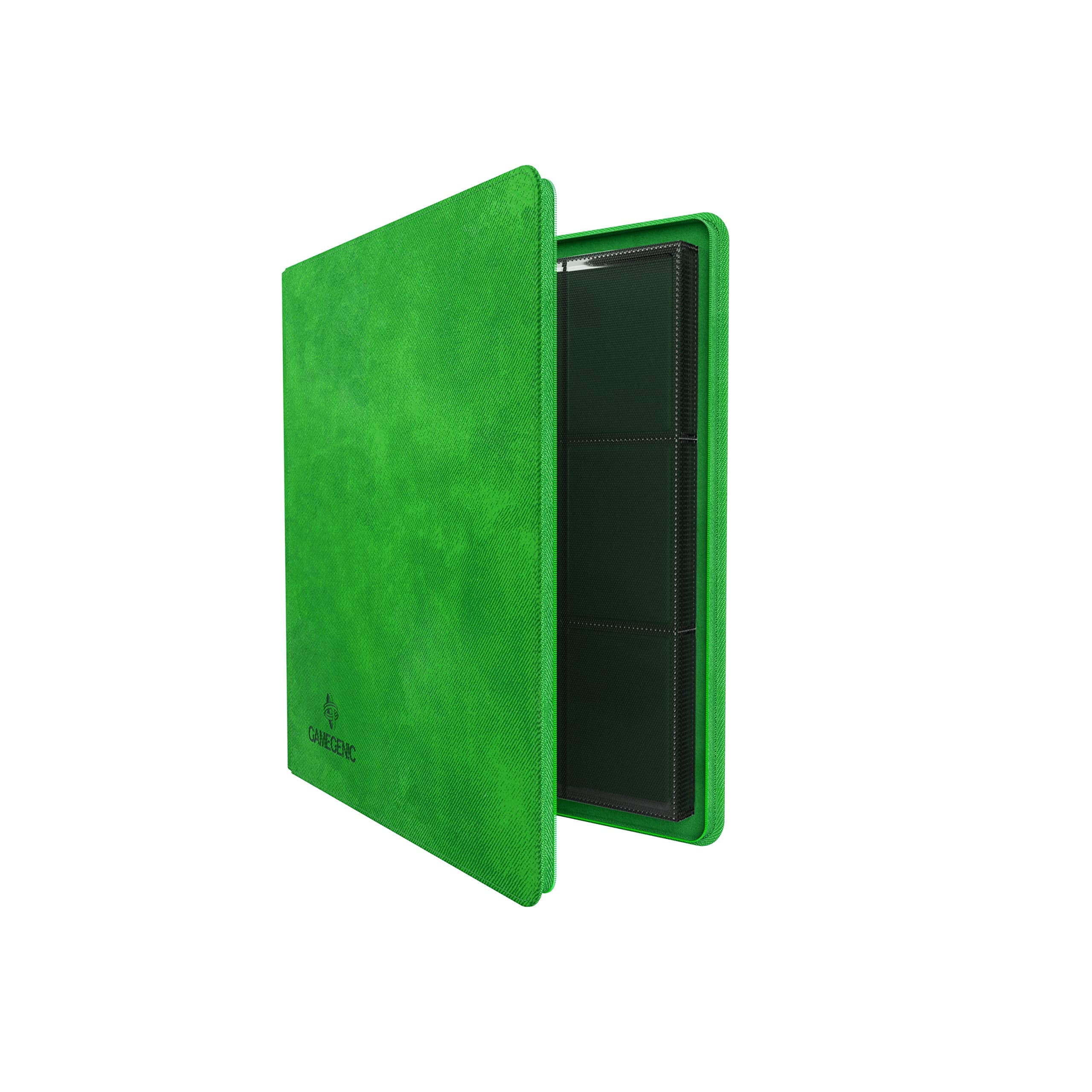 Gamegenic Zip-Up Album 24-Pocket - Holds 480 Double-Sleeved Cards, Green 9