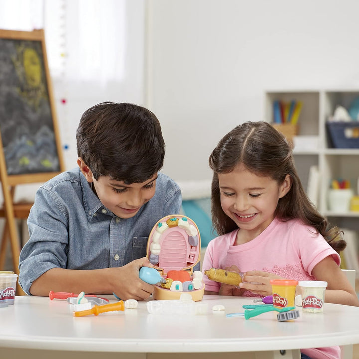 Play-Doh Drill 'n Fill Dentist - Pretend Play Dental Set for Kids 3+