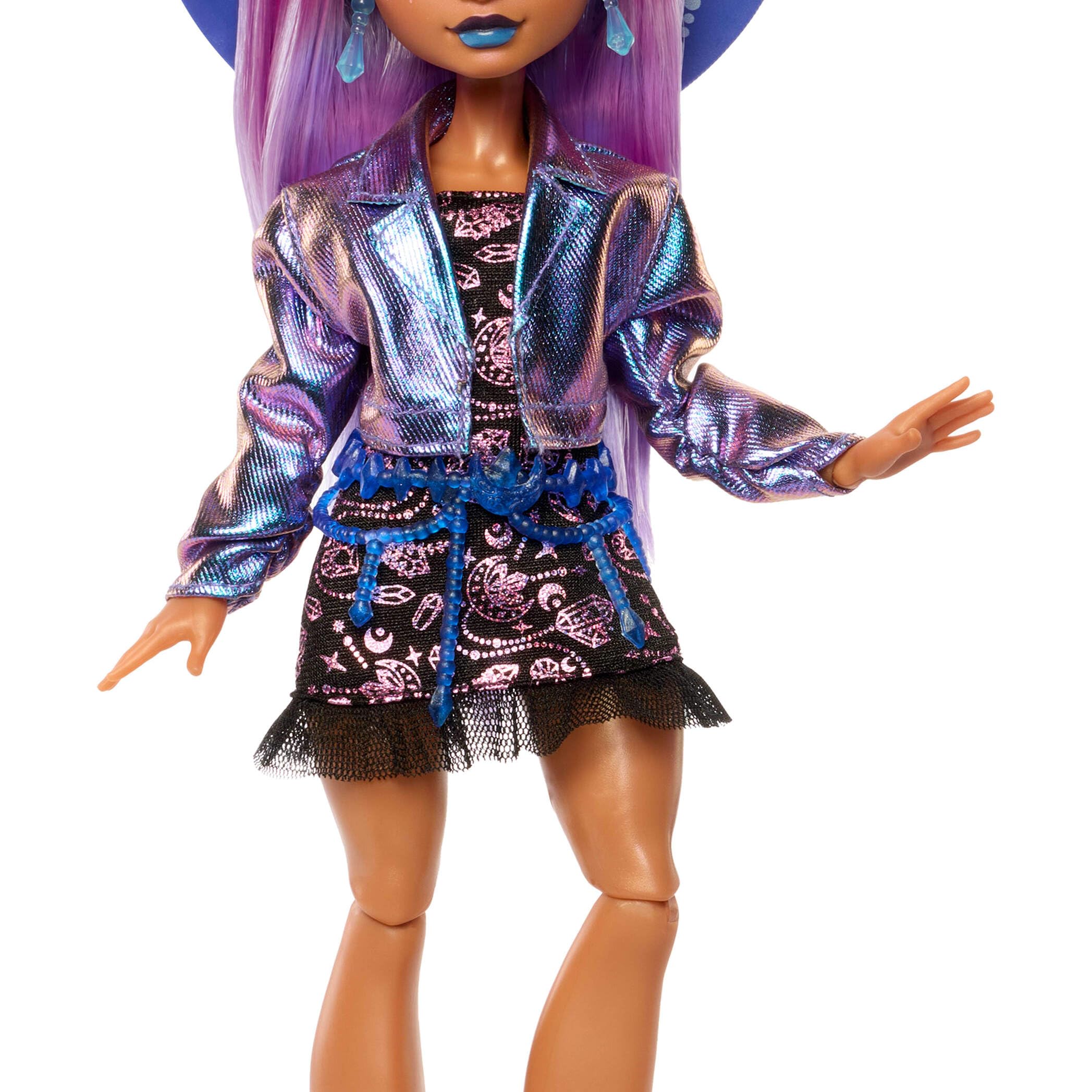 Monster High Doll, Moonspell Magic Layla Stone The Crystal Witch with Cauld 5