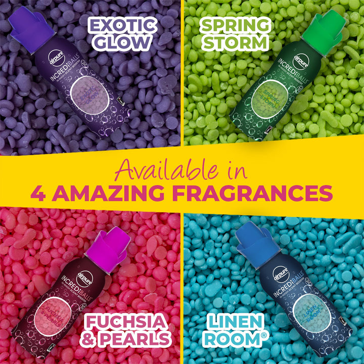 Airpure - INCREDiBALLS In-Wash Scent Booster (AP-IB-319), 10 Washes, Fresh Fragrance for Laundry