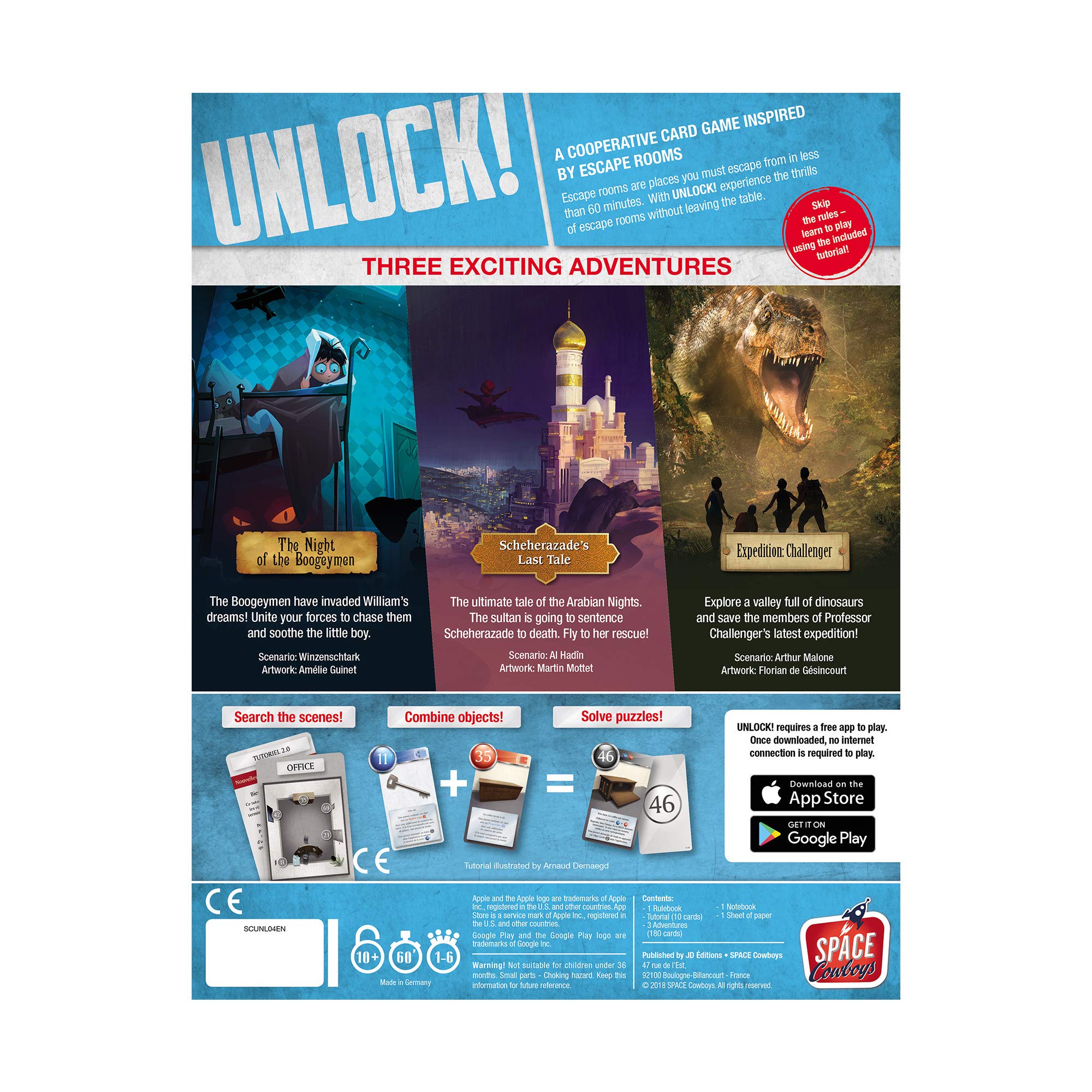 Space Cowboys Unlock! Exotic Adventures Card Game 5