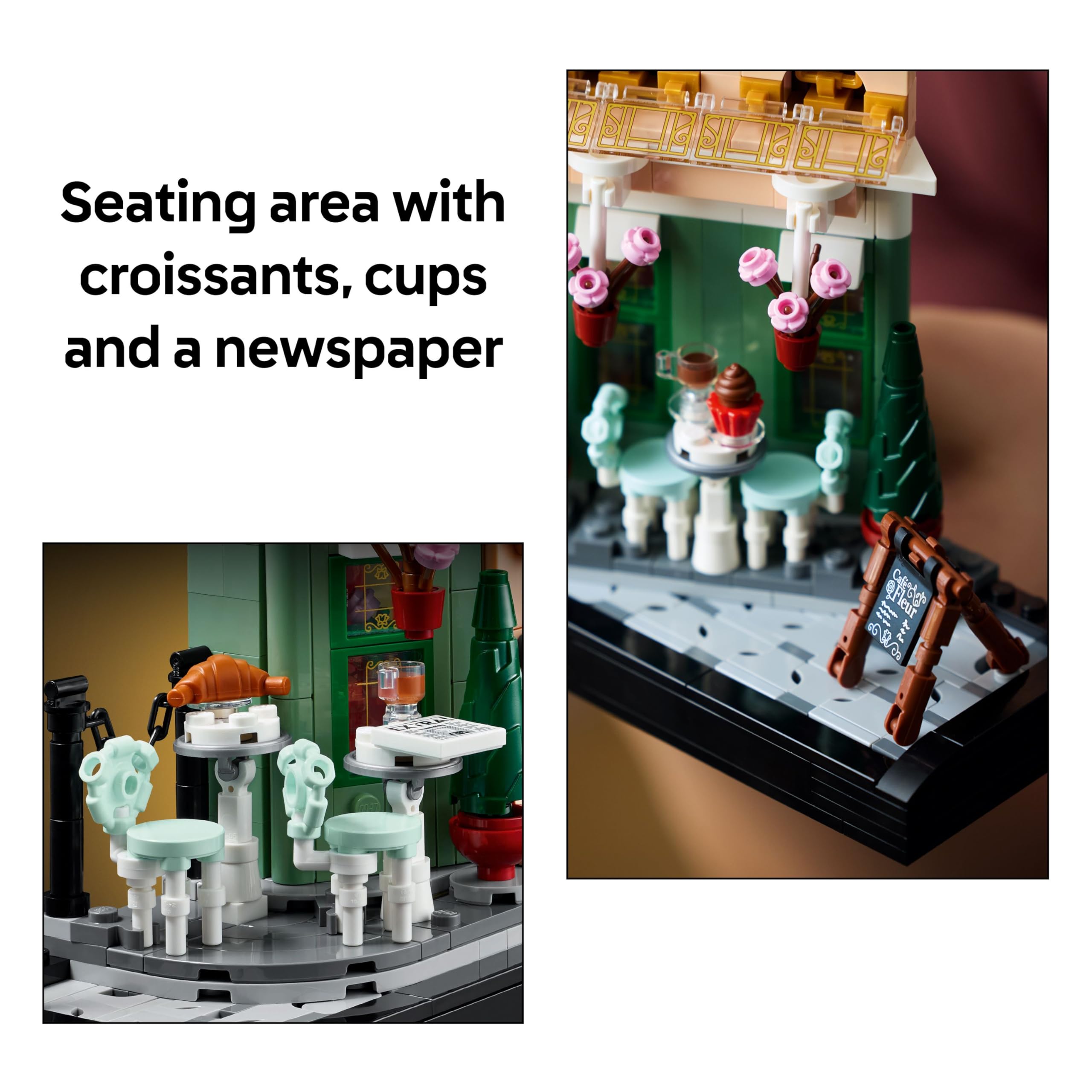 LEGO ICONS French Café Building Set for Adults 10362 | Ages 18+ | Plastic 5