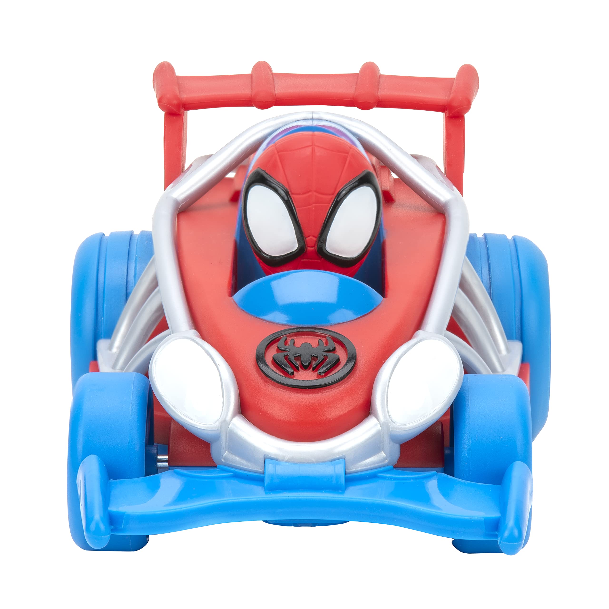 Spidey and his Amazing Friends Webbed Wheelie Pull Back Vehicle with Spidey Figure (SNF0015) 1