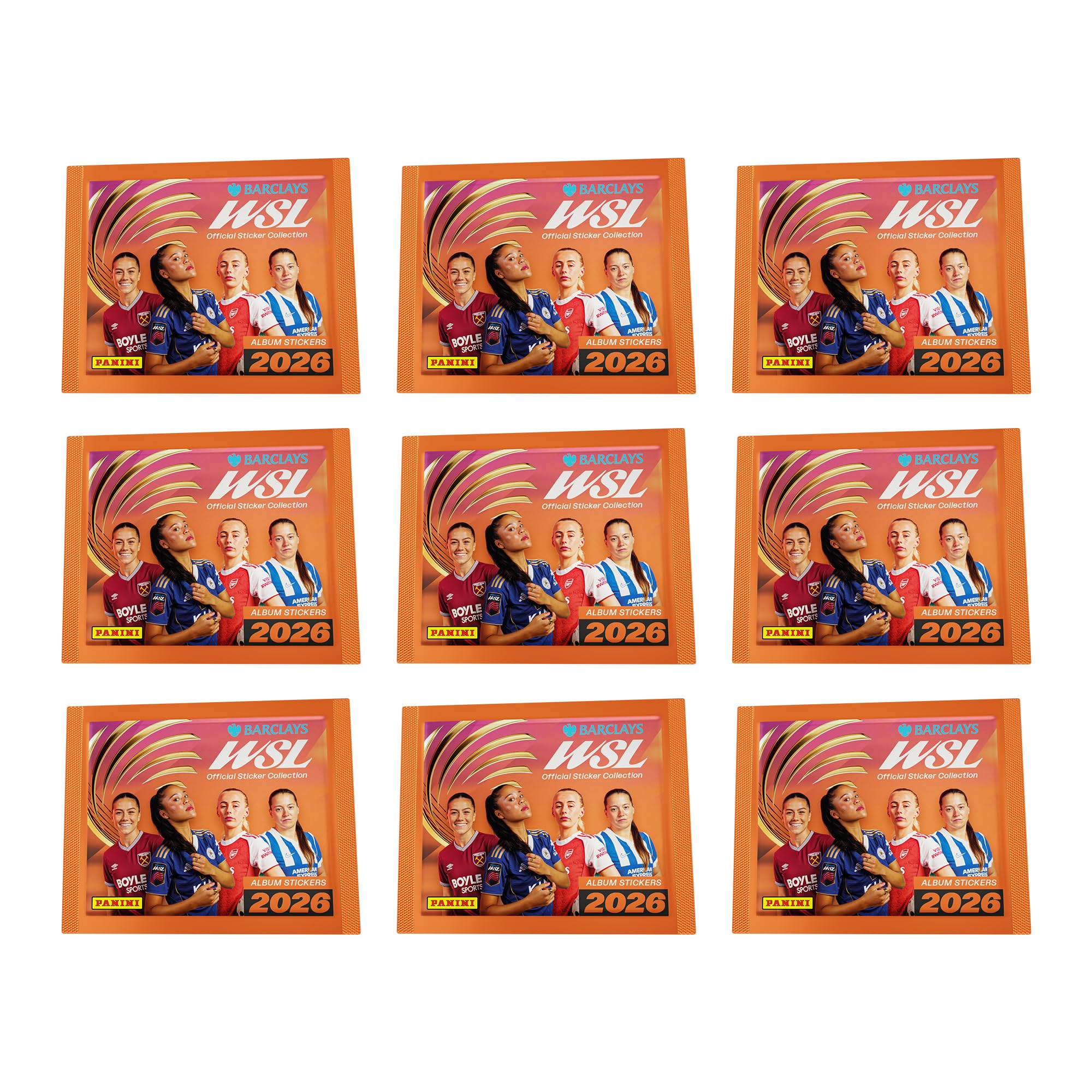Panini Barclays Women’s Super League Official Sticker Collection 2026 - Pocket Tin | 535 Stickers to Collect 2