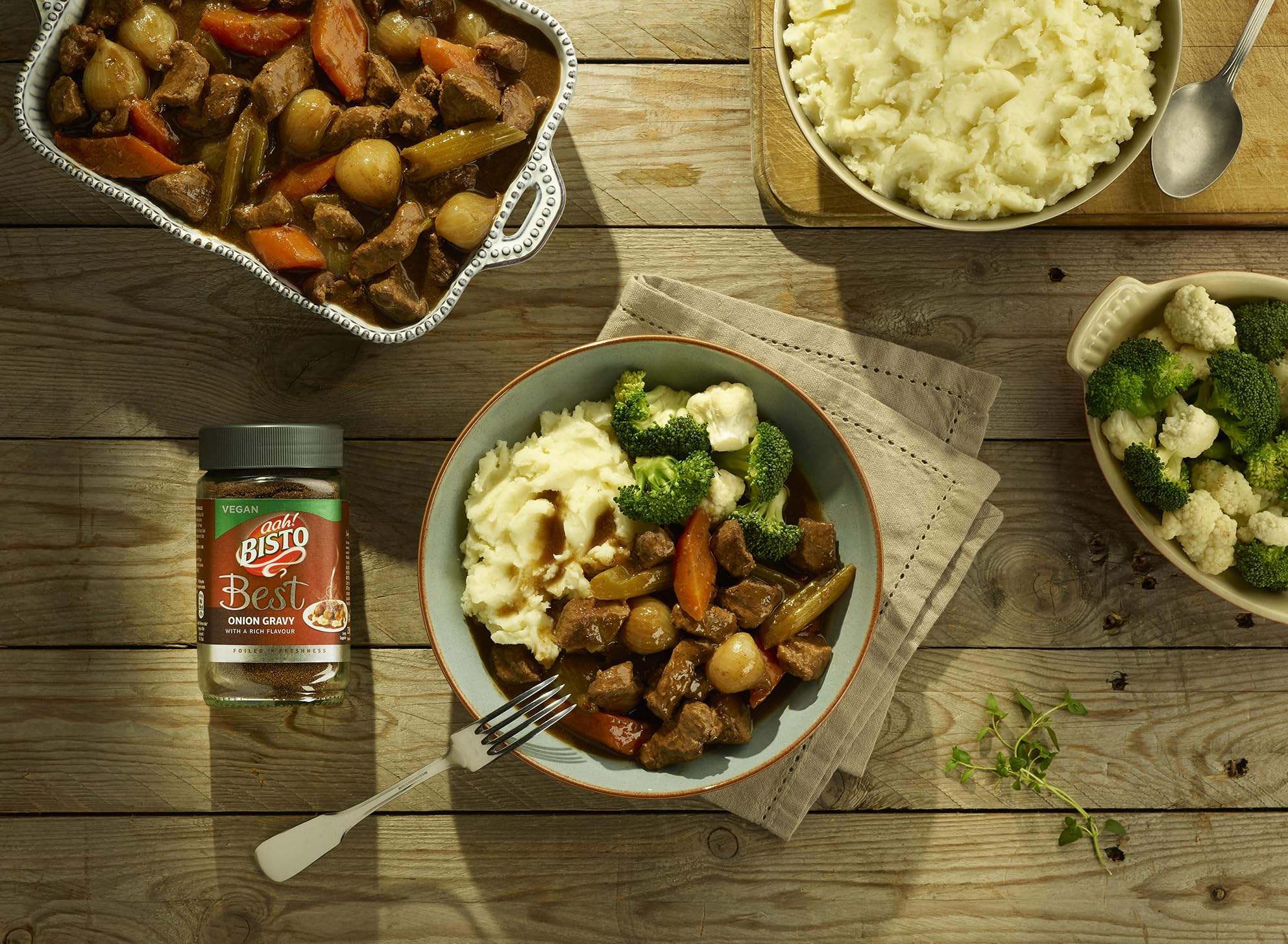 Bisto - Best Vegan Onion Gravy Granules, 230 g Jar 6