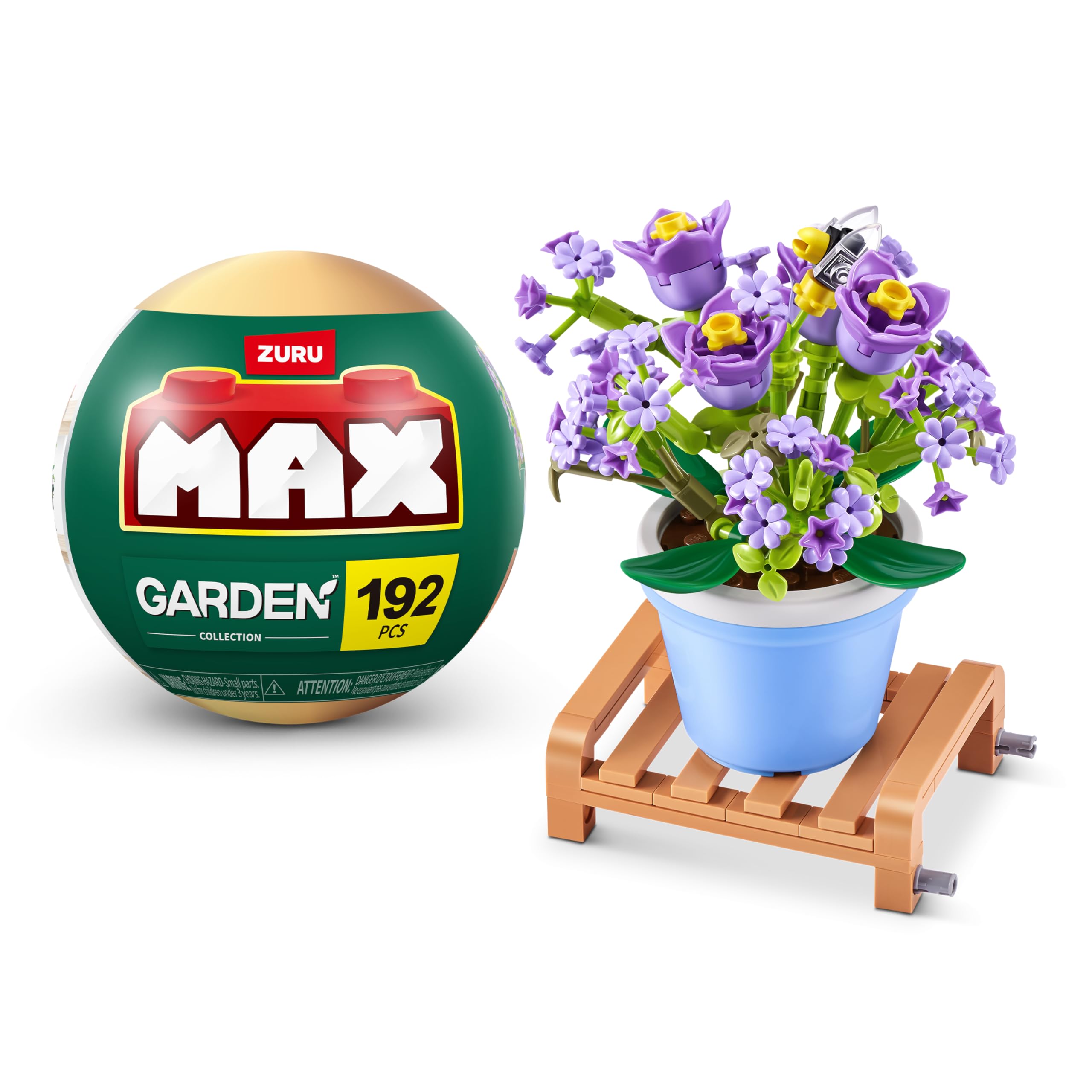 MAX Premium Garden Pot Plants Building Bricks - Gypsophila Paniculata (233 Pieces, 6 to Collect) 1