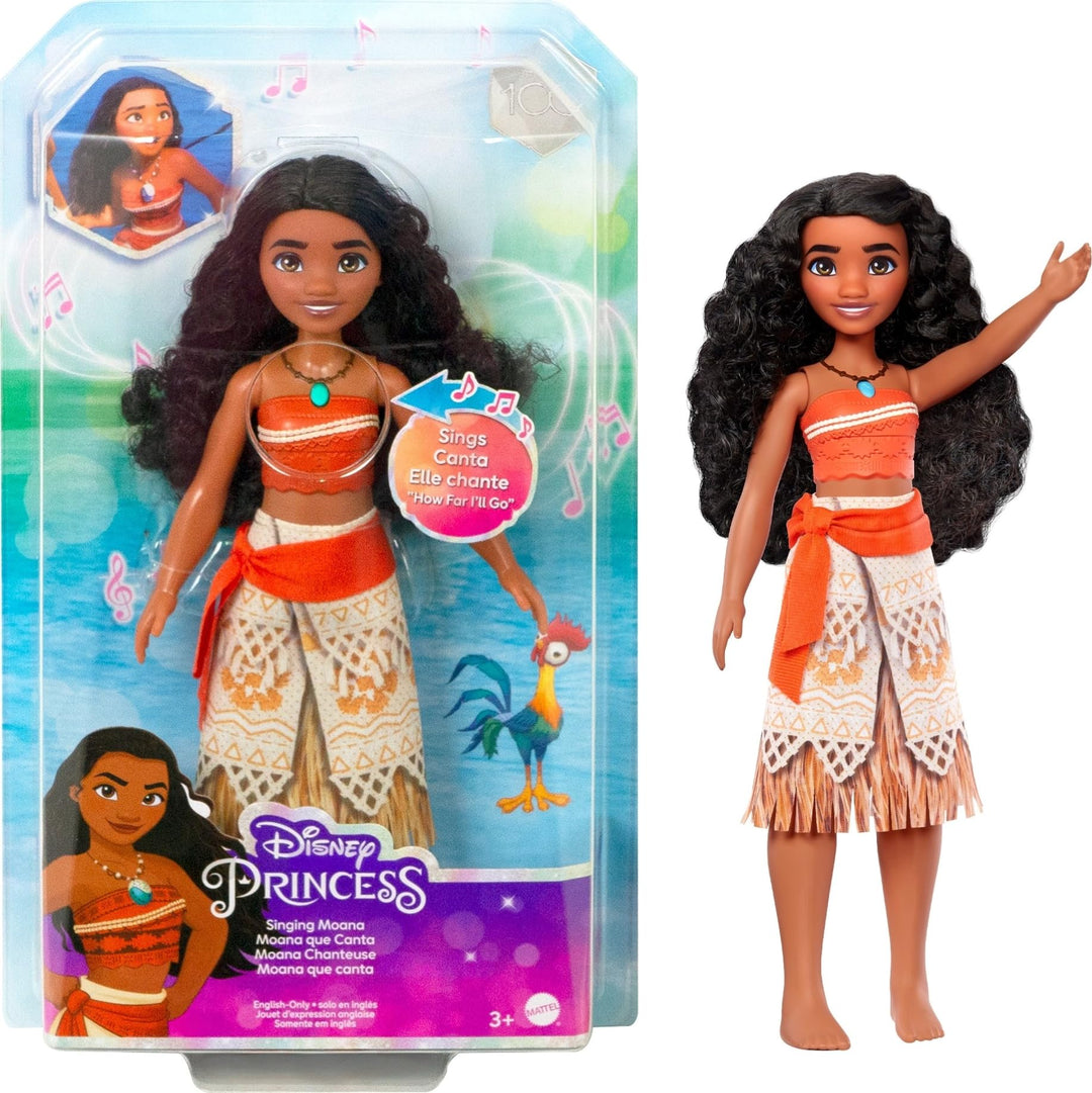 Disney Princess Moana Singing Doll - Musical Interactive Doll with Signature Outfit & Song