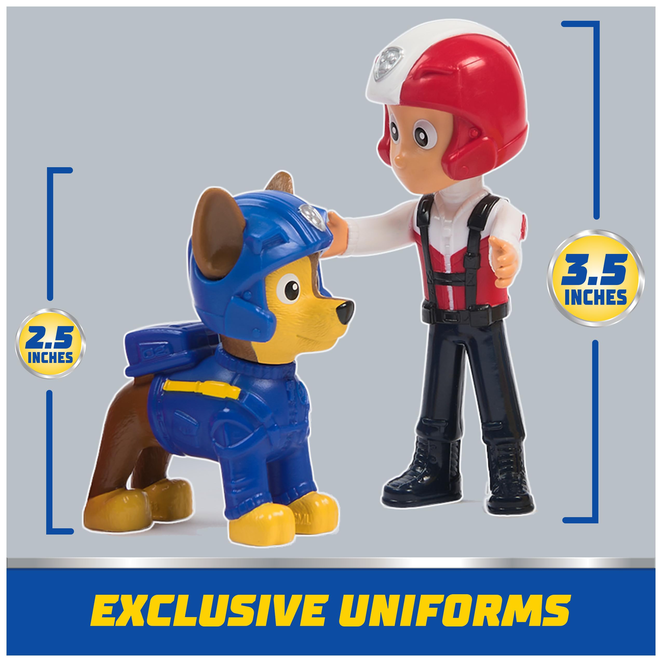 Paw Patrol Air Rescue Toy Figures Gift Pack - 7 Collectible Action Figures for Kids 8