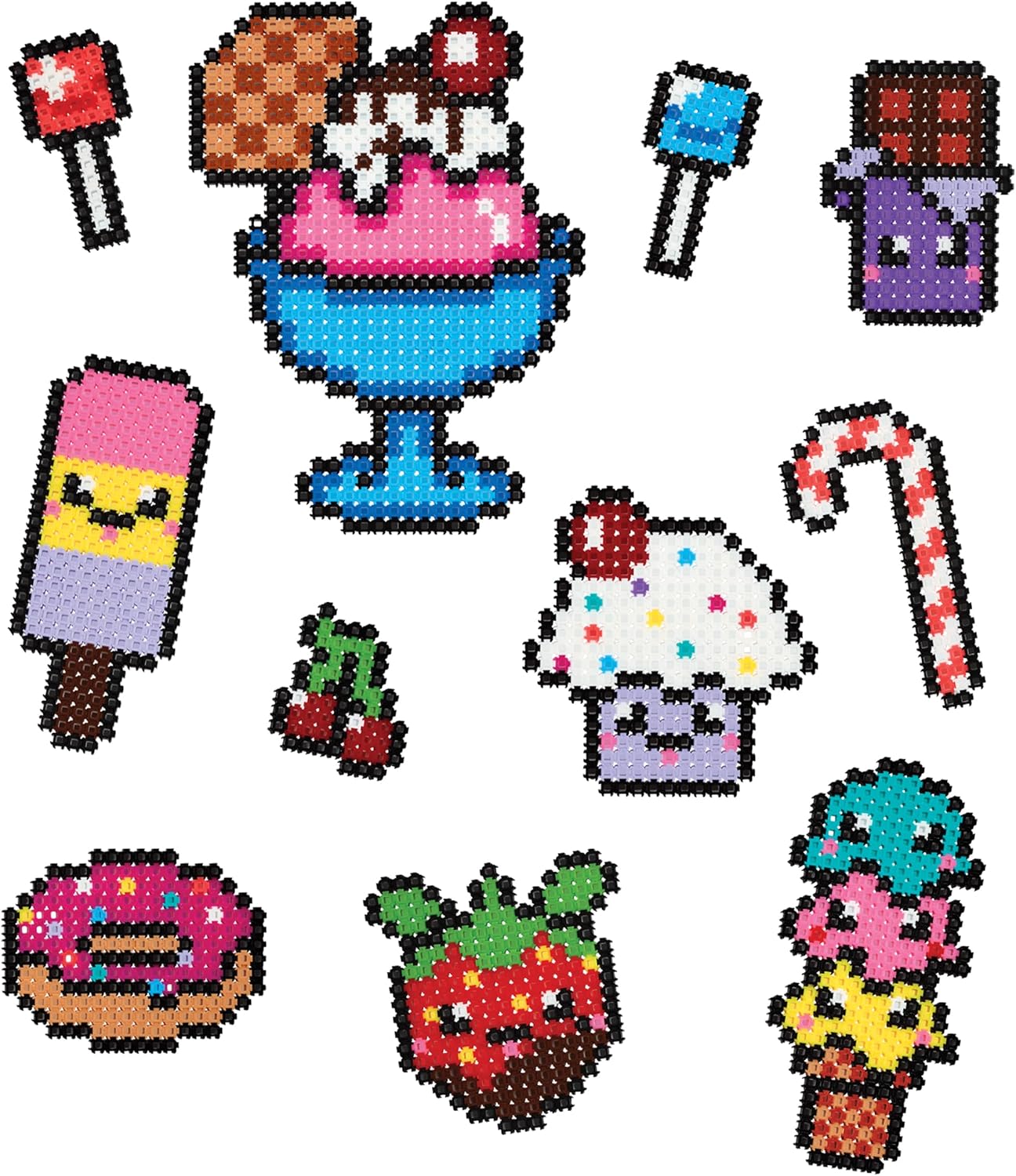 Simbrix Feature Pack So Sweet - 2500+ Piece Reusable Building Set for Creative Play 3