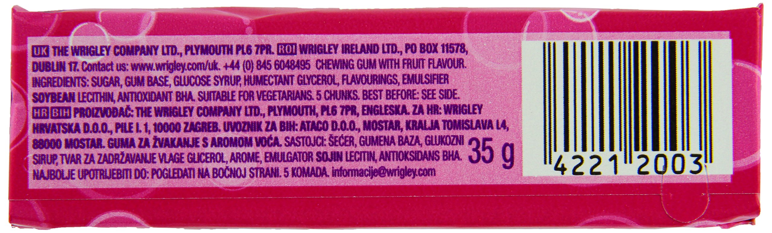 Hubba Bubba Original Bubblegum 5-piece (Pack of 20) 5