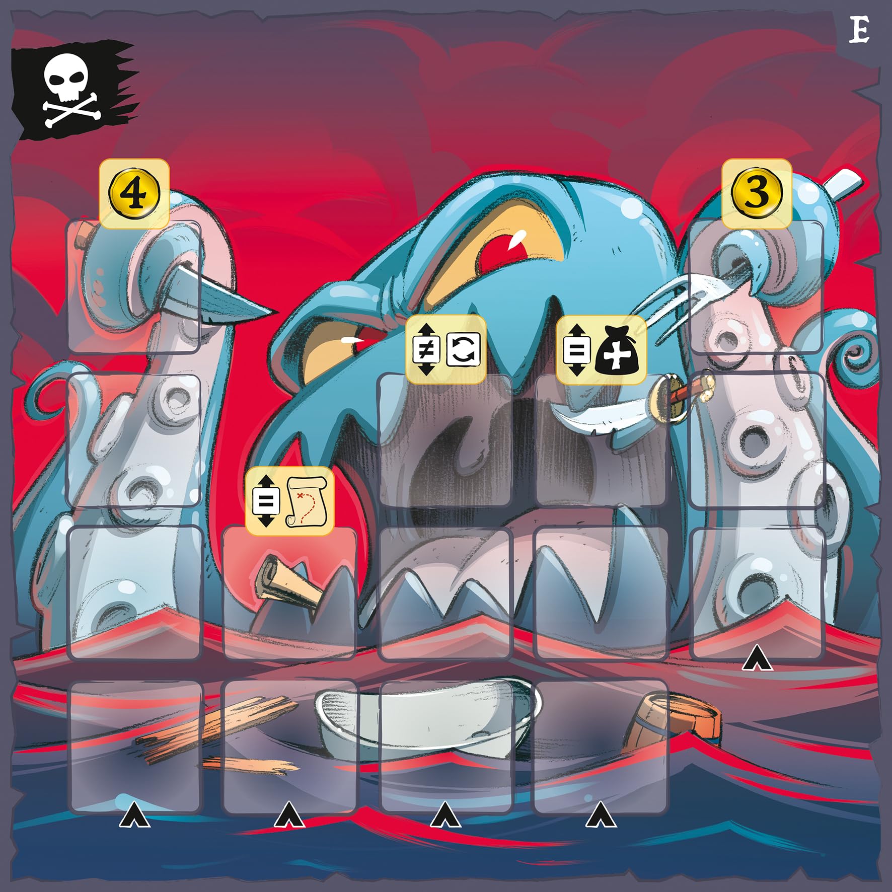 Asmodee Captain Flip: In den Fängen des Kraken-Erweiterung