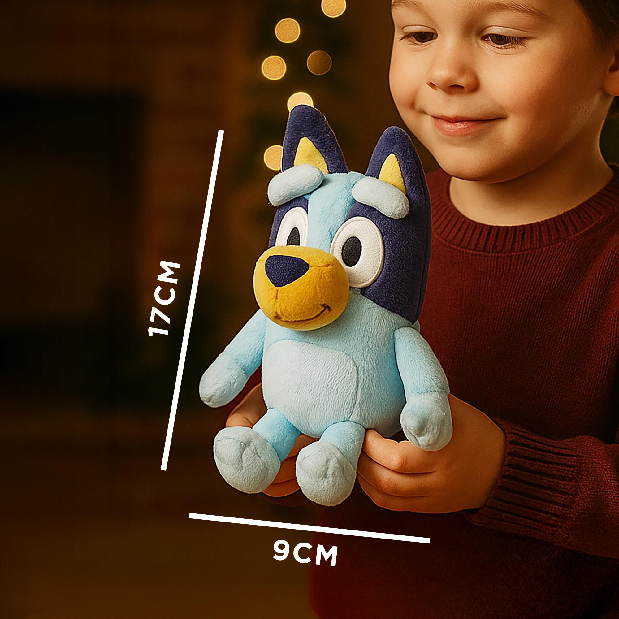 Bluey Plush Gift Set - Official Plush & Bingo Socks for Kids 14