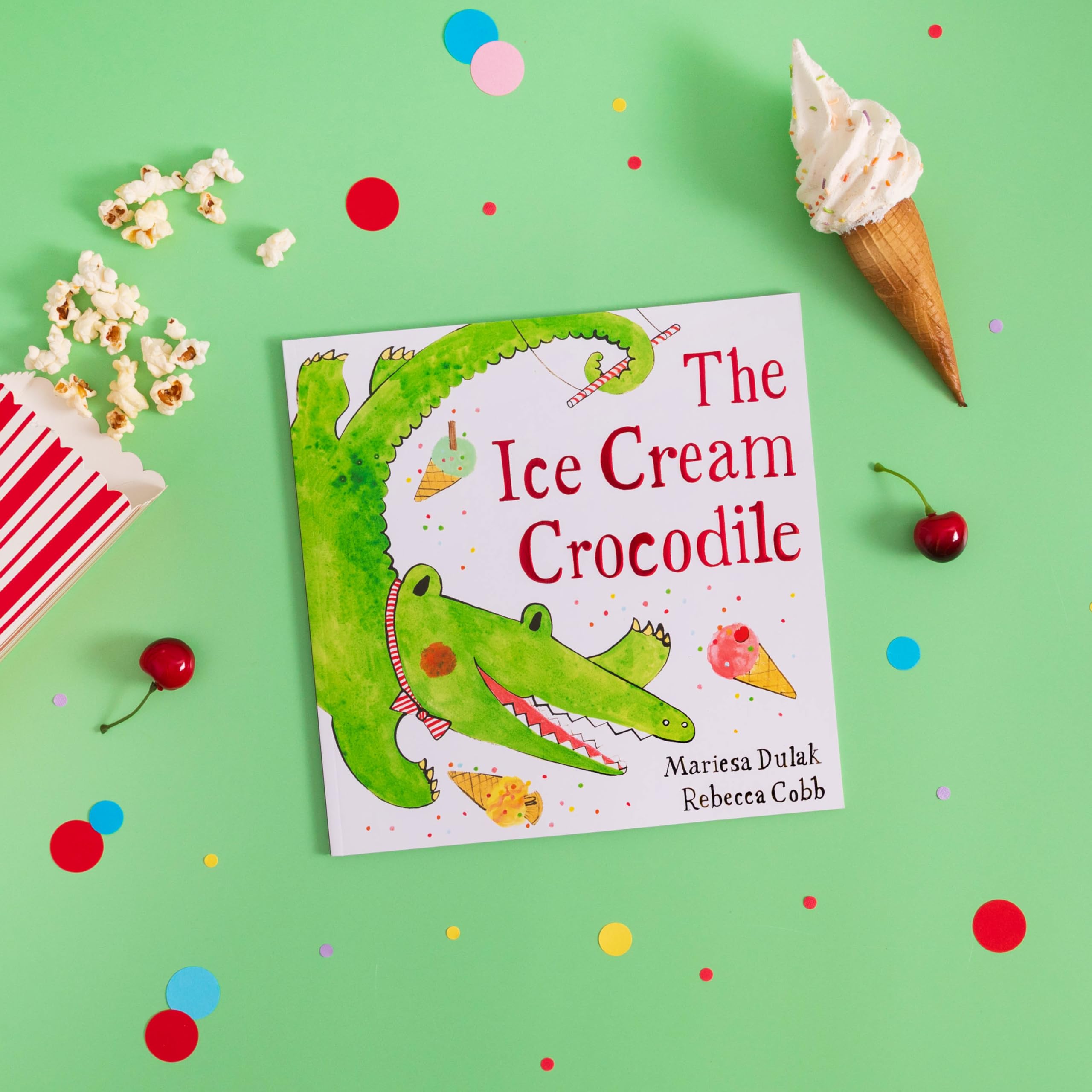 Faber & Faber The Ice Cream Crocodile - Picture Book for Ages Baby - 6 Years | Paperback