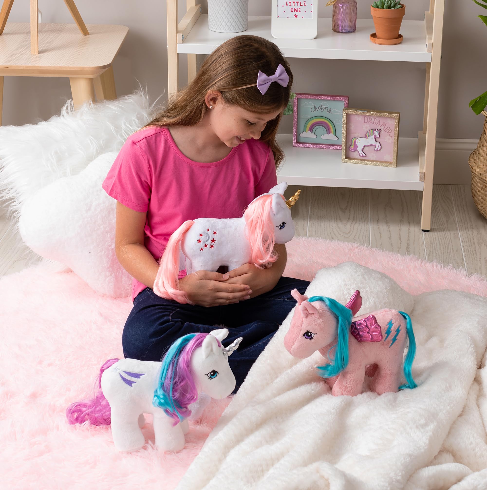 My Little Pony 40th Anniversary Plush Glory - Retro Unicorn Collectible Toy 6