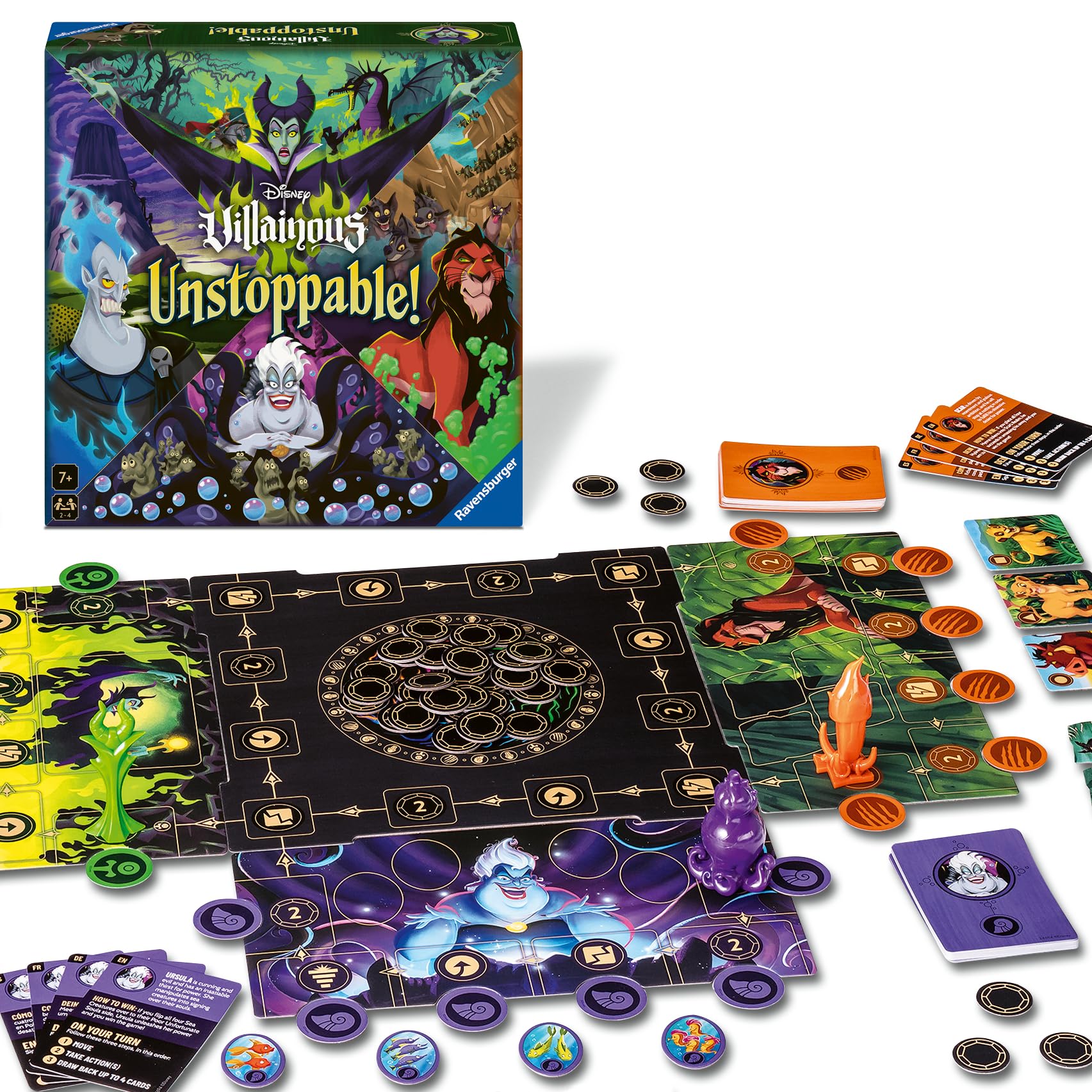 Ravensburger Disney Villainous Unstoppable Strategy Board Game 1