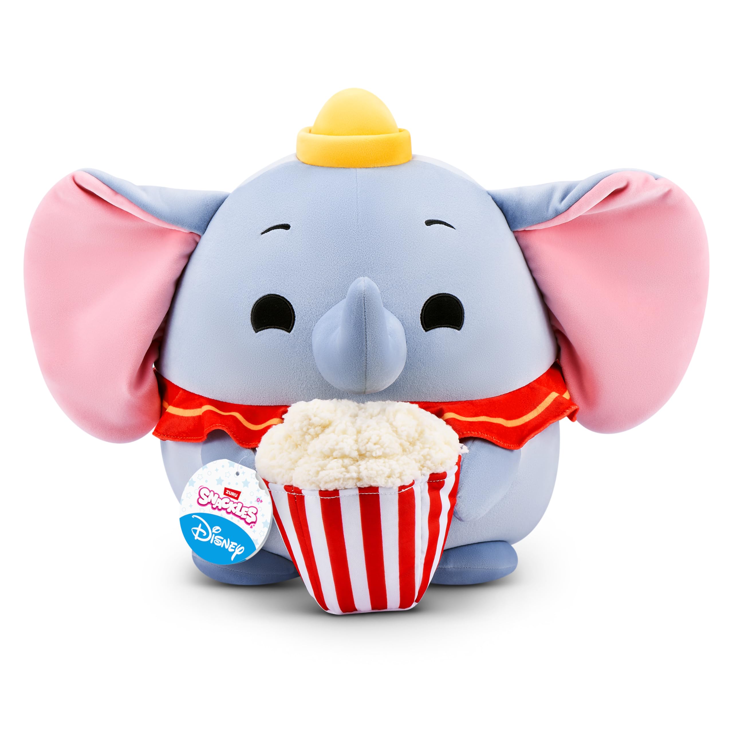 Snackles Disney Dumbo 14-inch Plush with Snack Accessory - Super-Soft Huggable Stuffed Animal 7