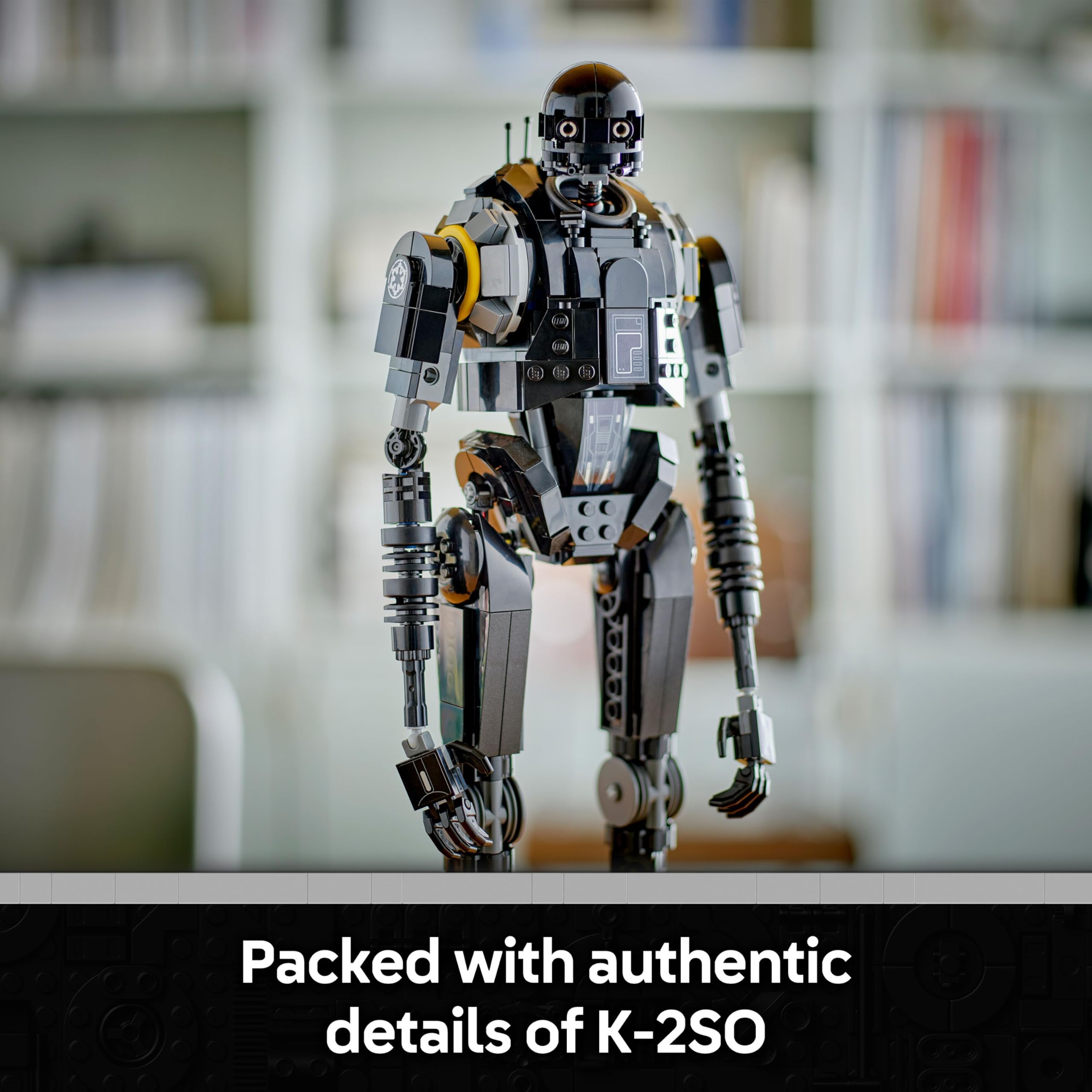 LEGO Star Wars 75434 K-2SO Security Droid Figure | Buildable Display Model for Ages 10+ 3