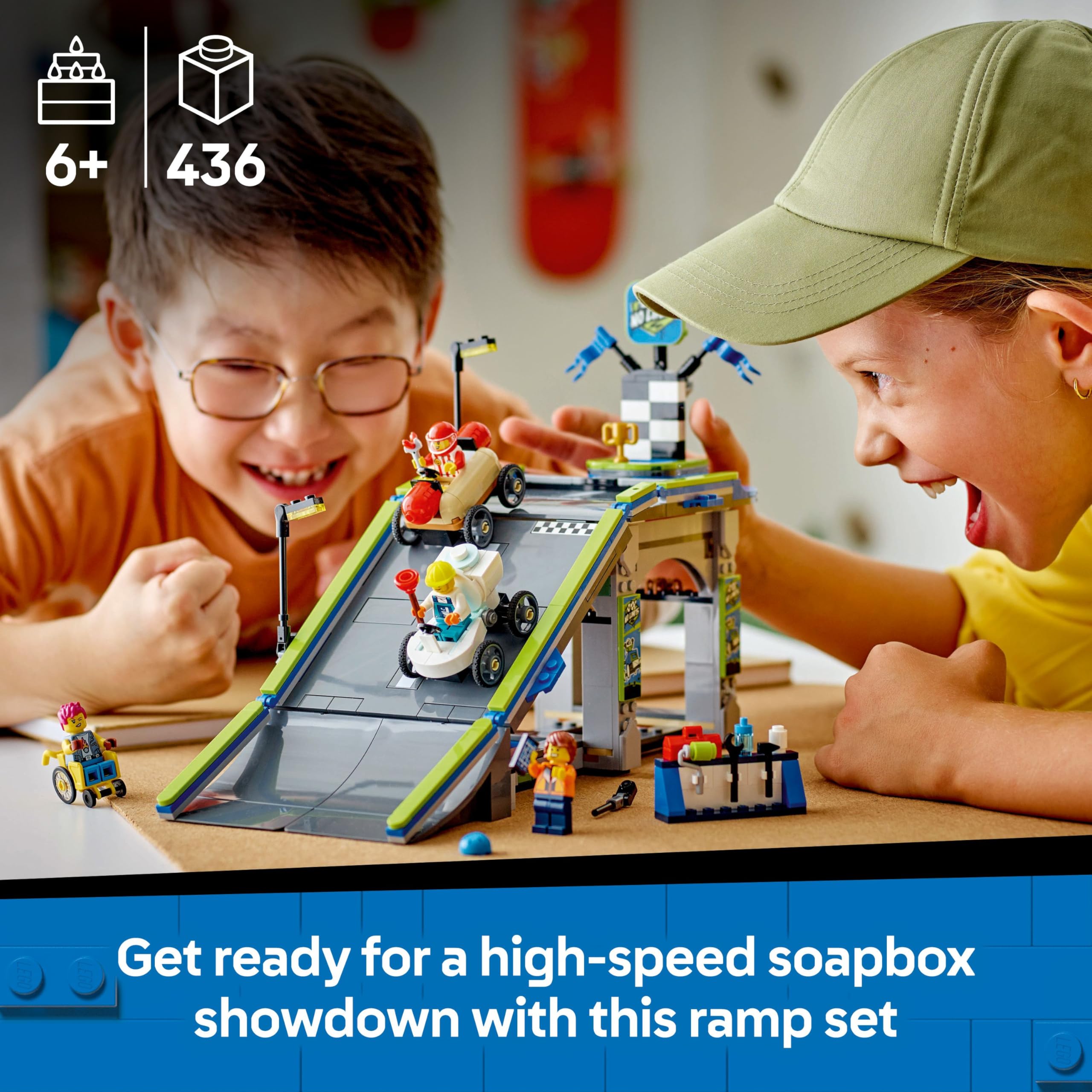 LEGO City No Limits: Race Car Ramp Track Set - Building Toy for 6+ Year Olds 7