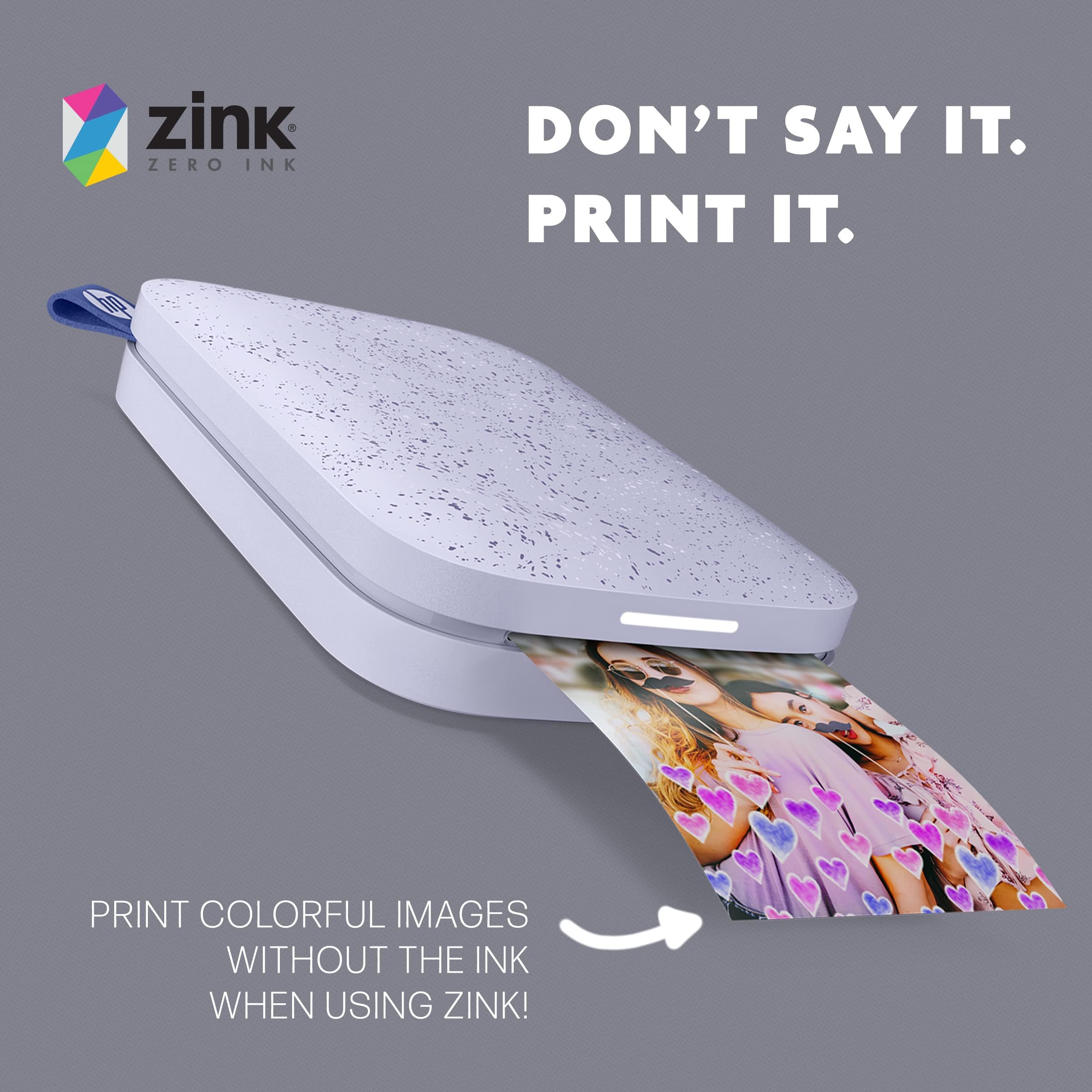 HP Sprocket 2x3 Premium Zink Sticky Back Photo Paper - 100 Sheets | Smudge & Water Resistant 4