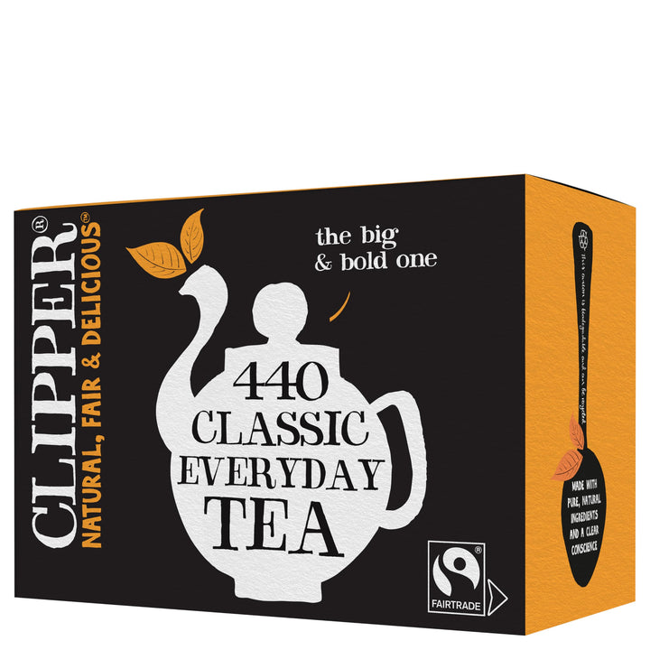 Clipper Fairtrade Everyday One Cup Teabags (440 Teabags)