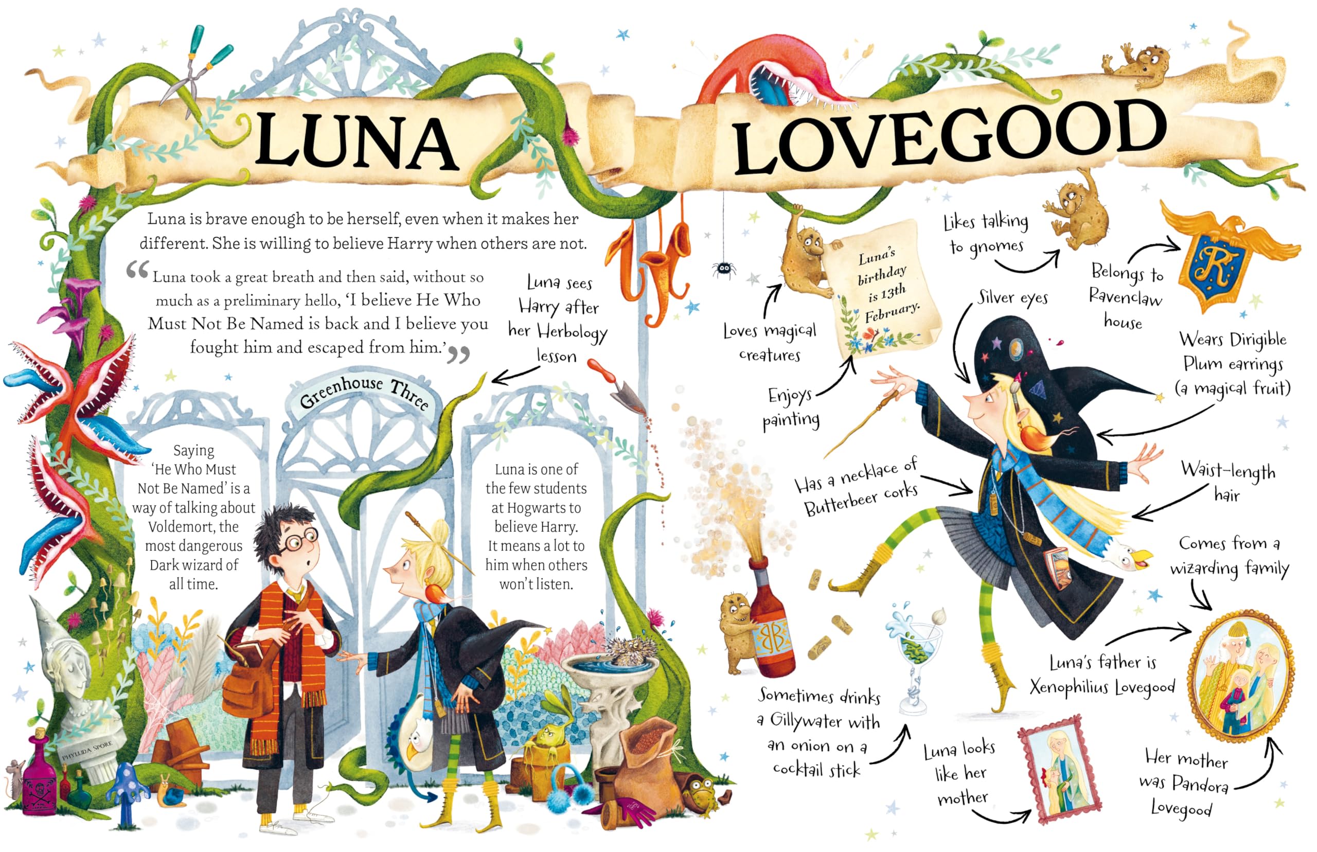 Bloomsbury Luna Lovegood: Pocket Potters Little Guide to the HARRY POTTER Stories | Hardcover 4