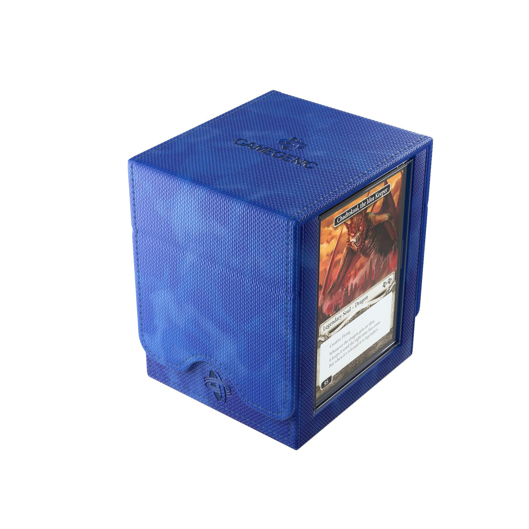 Gamegenic Magic: The Gathering Squire Plus 100+ XL Convertible Blue Commander Deck Box