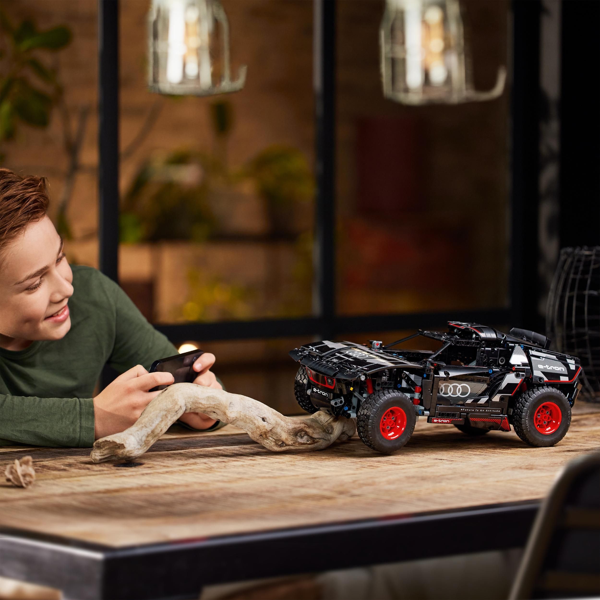 LEGO Technic Audi RS Q e-tron 42160 Remote Control Rally Car Toy - App-Controlled Building Set for Ages 10+ 12