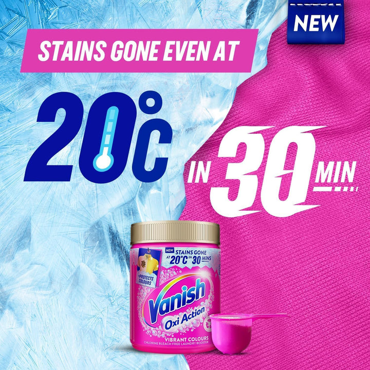 Vanish Gold Oxi Action Stain Remover and Laundry Booster Powder for Colours 1.41kg