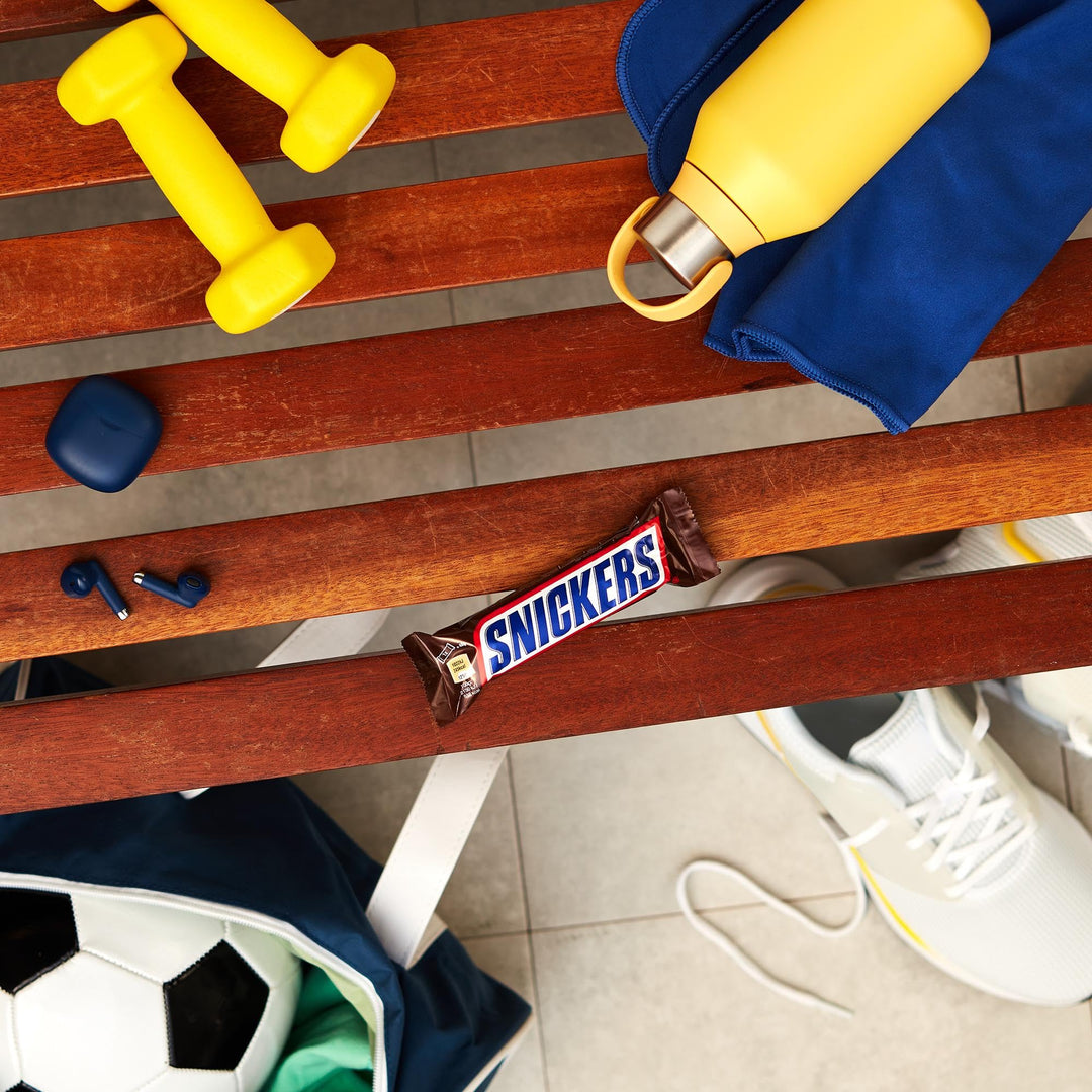 Snickers 9 Bars Pack 9x35.5g - Milk Chocolate with Nougat, Caramel & Roasted Peanuts
