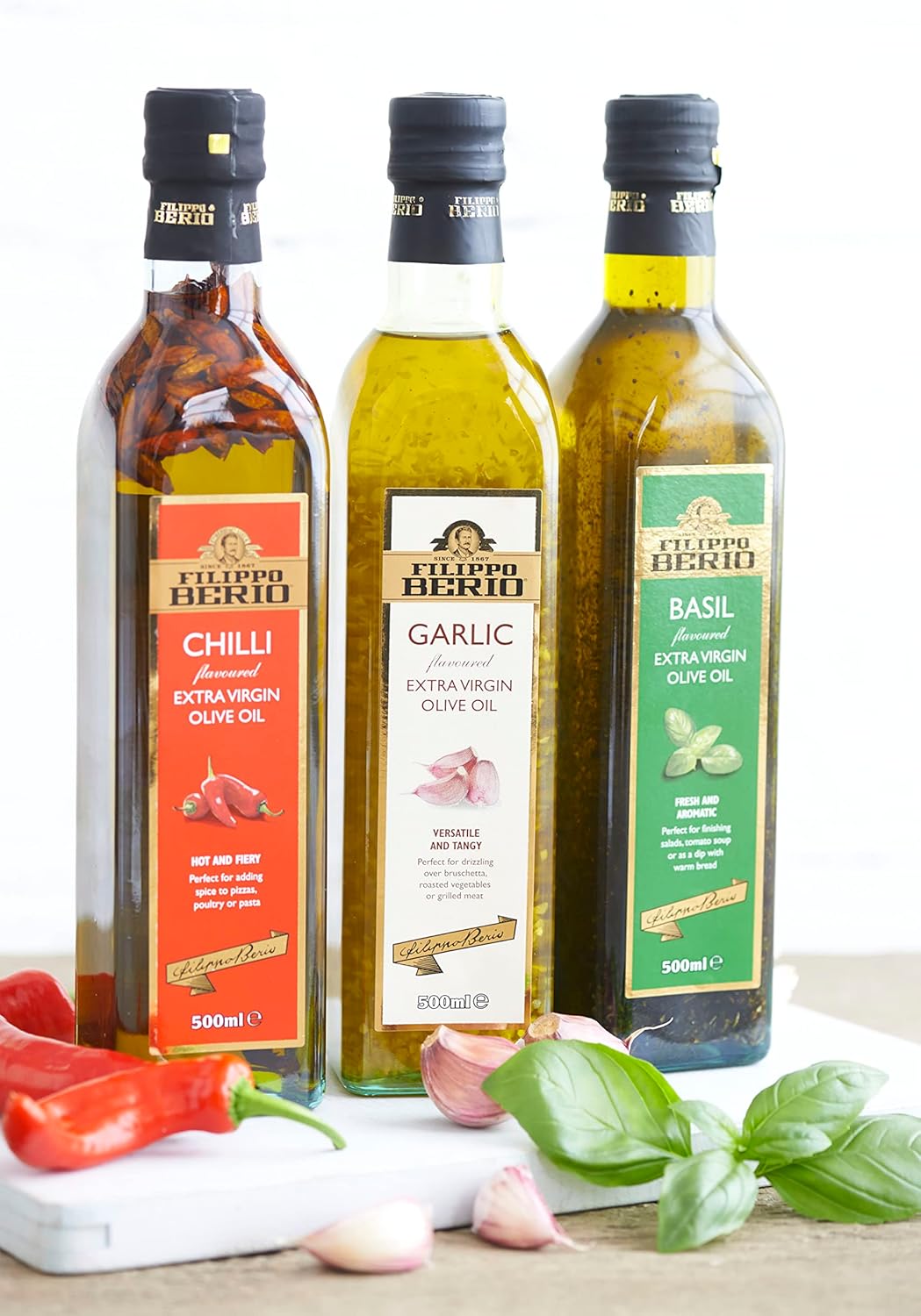 Filippo Berio Garlic Flavoured Olive Oil 250 ml 5