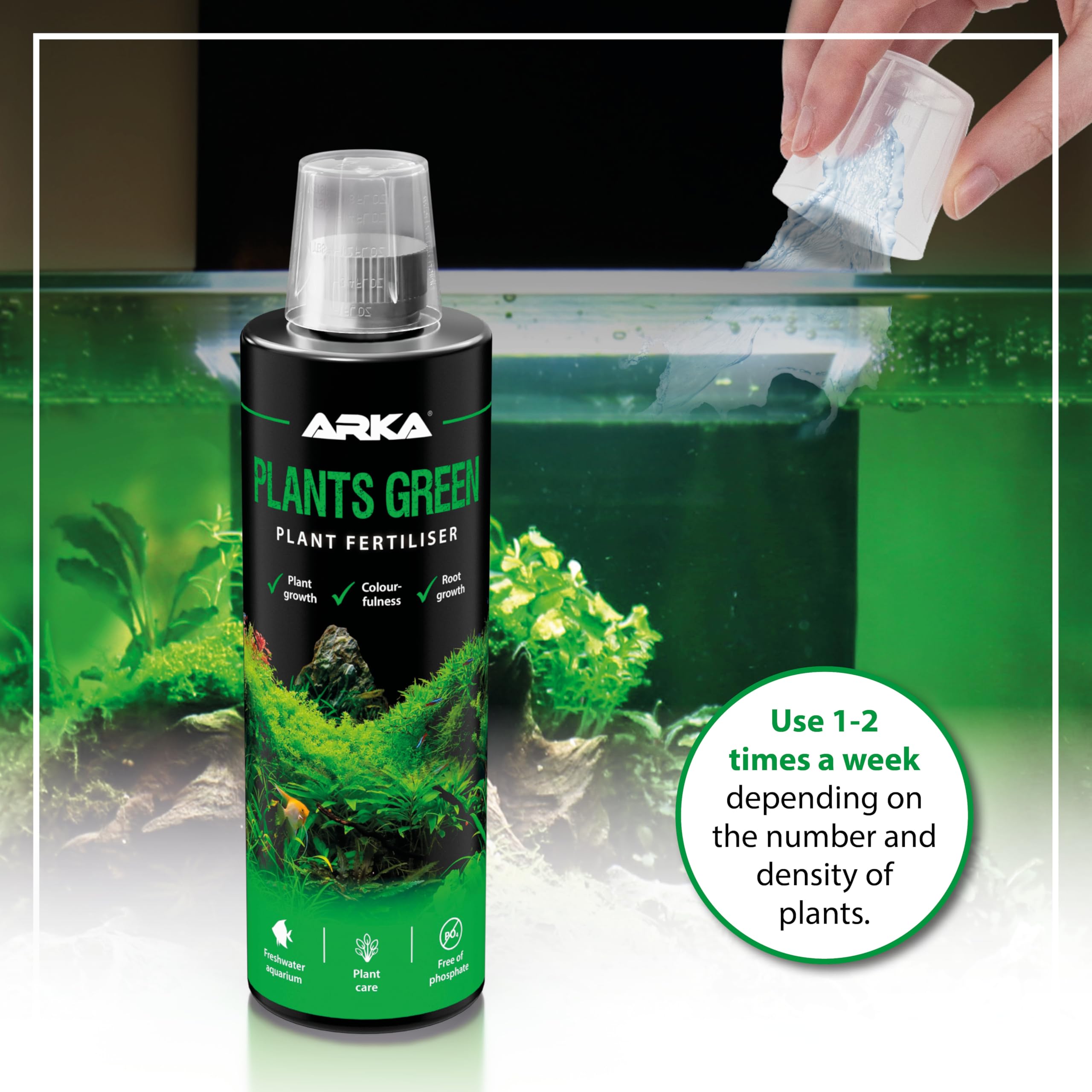 ARKA Plants Green Aquarium Plant Fertiliser - 236 ml | Micronutrient Rich | Promotes Lush Growth 5