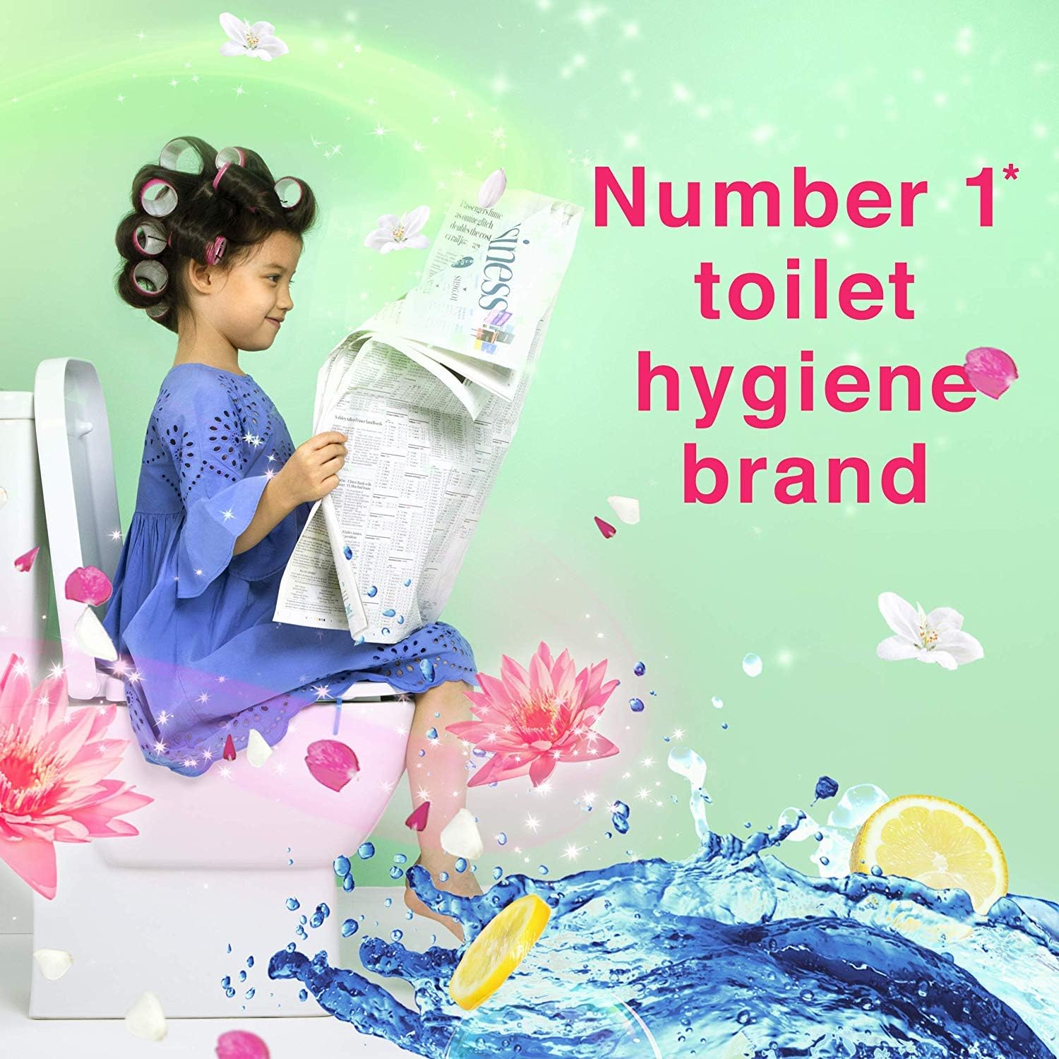 Bloo Power Active Fresh Flowers Toilet Rim Block (50g) 7