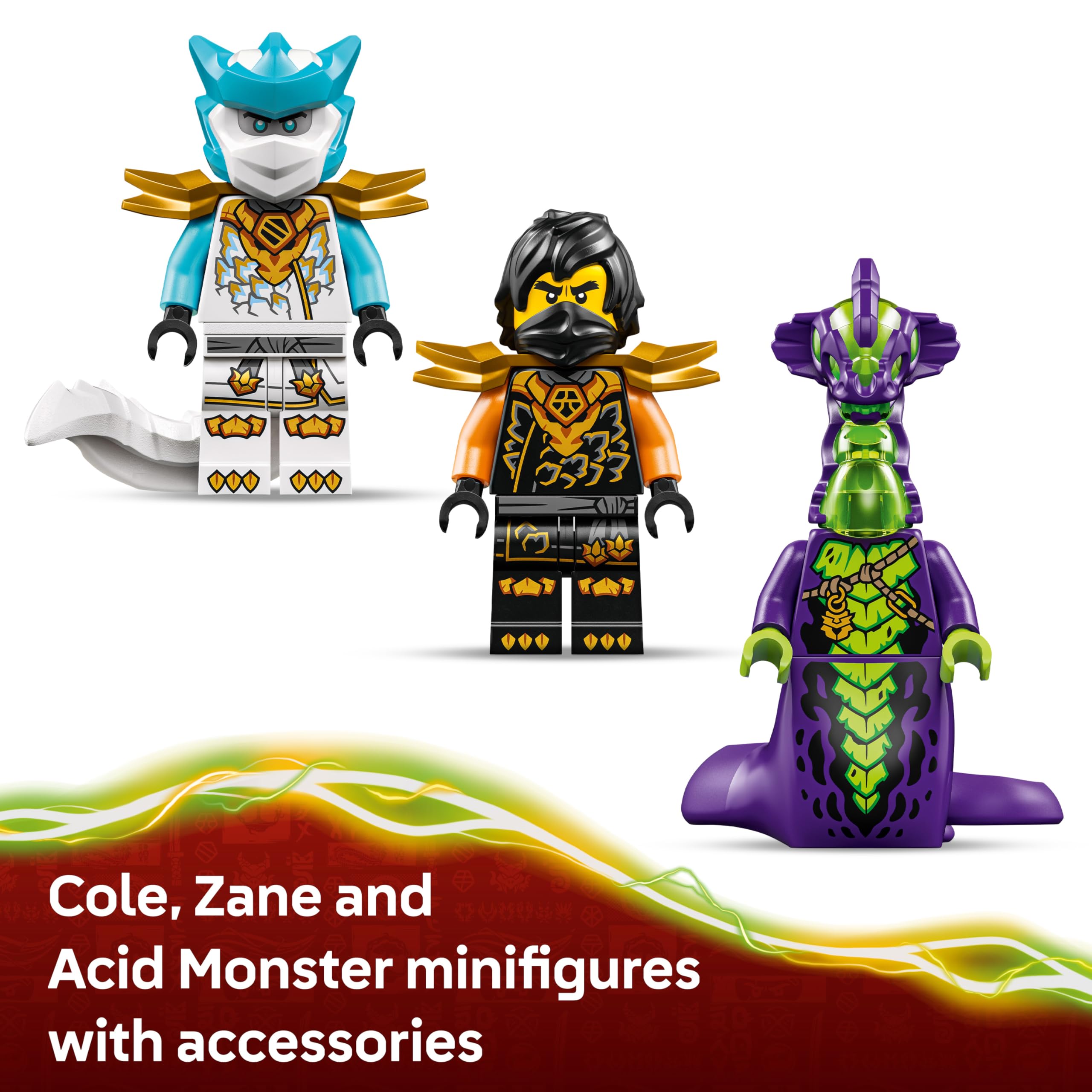 LEGO NINJAGO Cole's Mission Mech & Dragon Zane Building Set 71854 for Ages 7+ 5